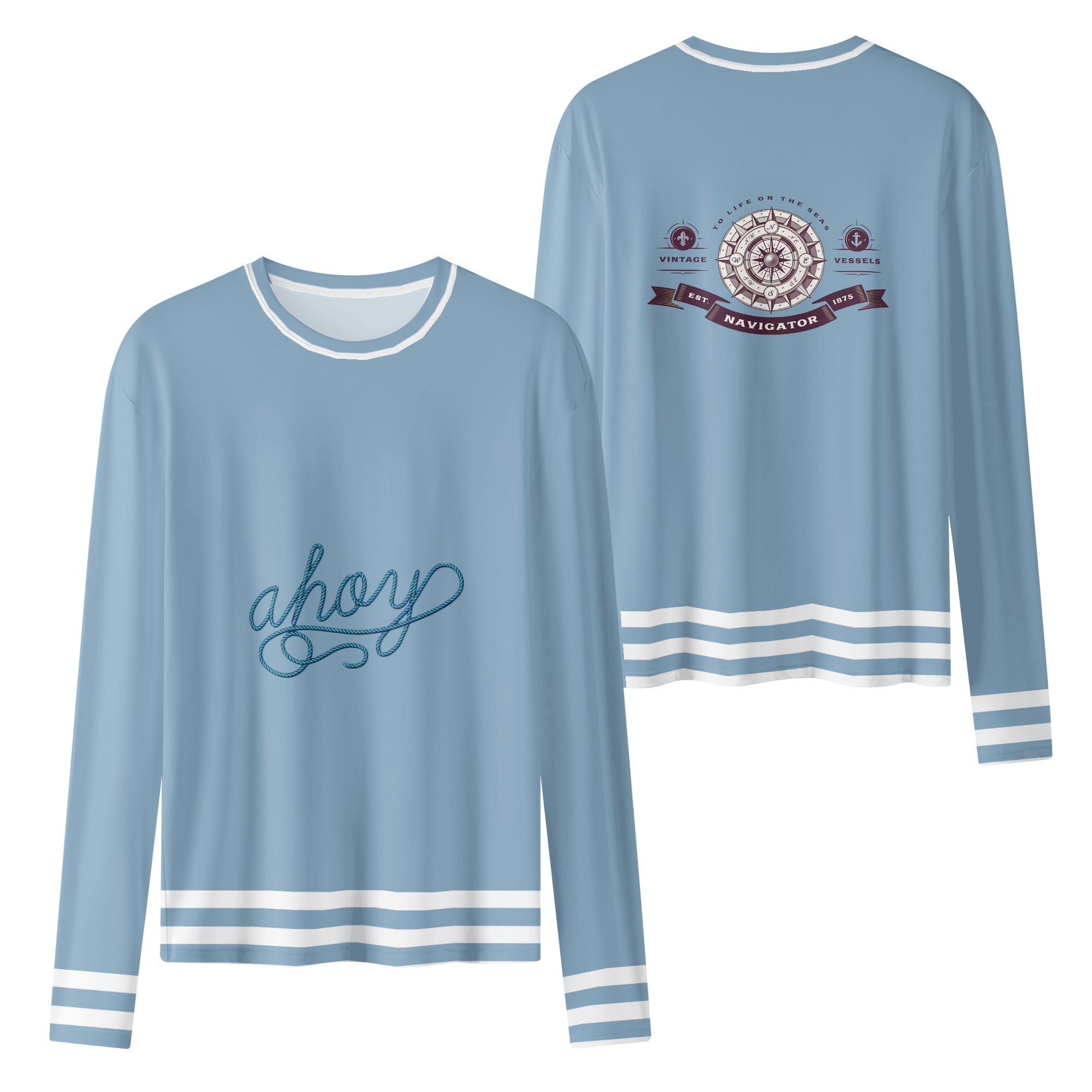 Camiseta Manga larga -  Captain ilustraciones marineras