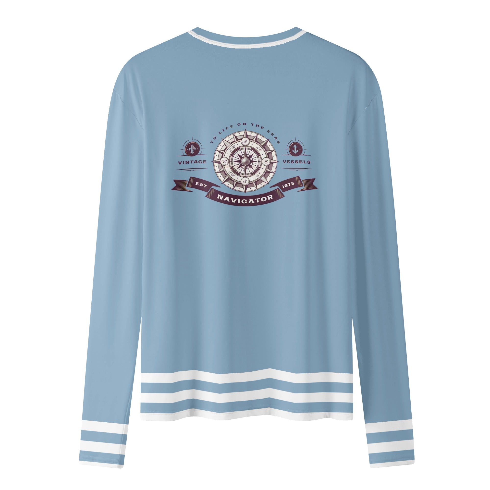 Camiseta Manga larga -  Captain ilustraciones marineras