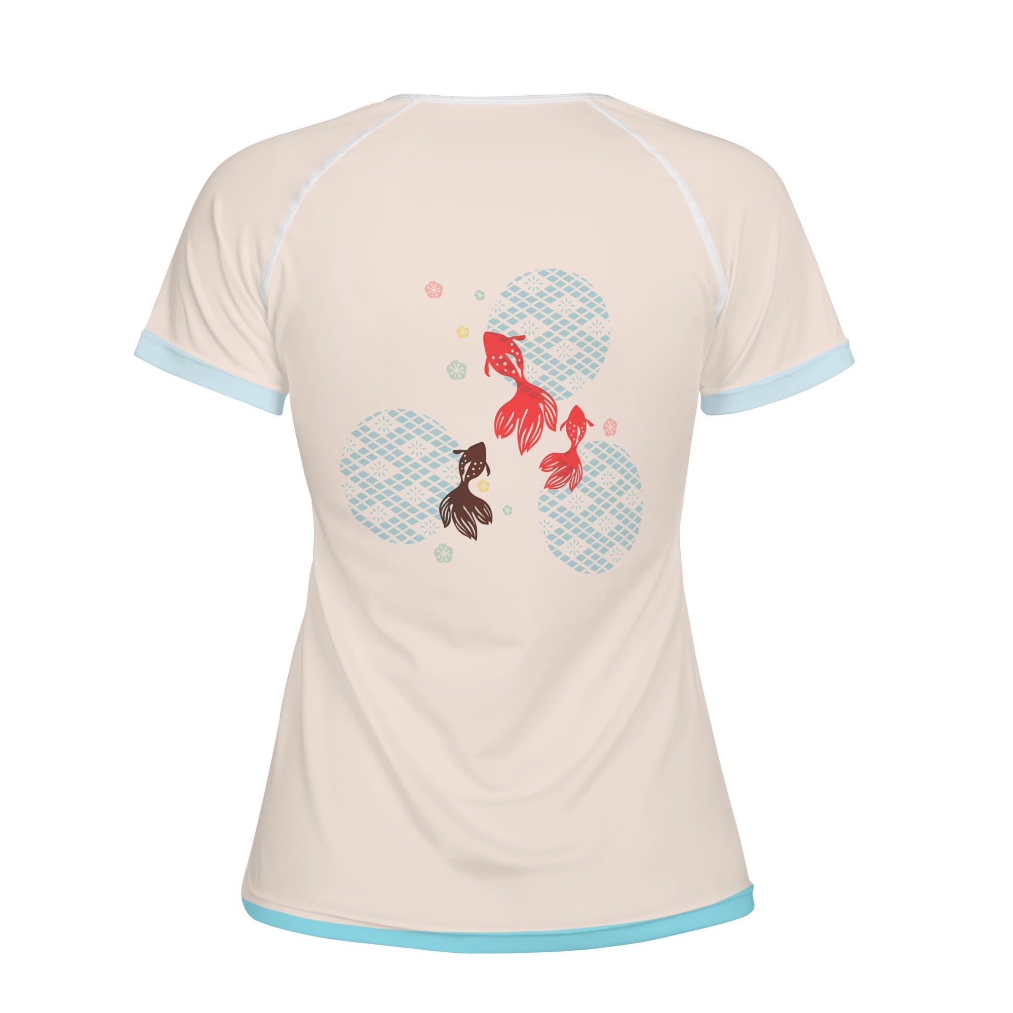 Camiseta estilo  diseño retro Japonés -- Gata con Kimono