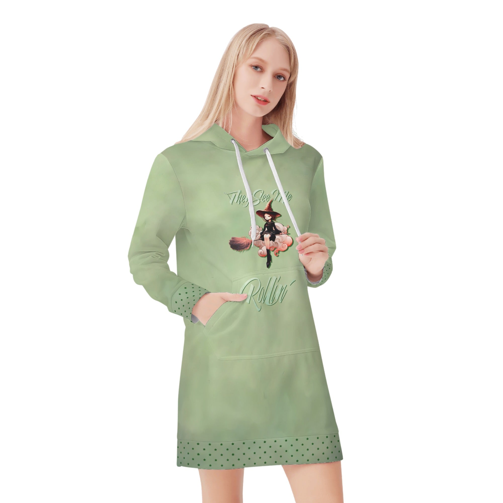 Vestido Hoodie -  They see me Rollin´