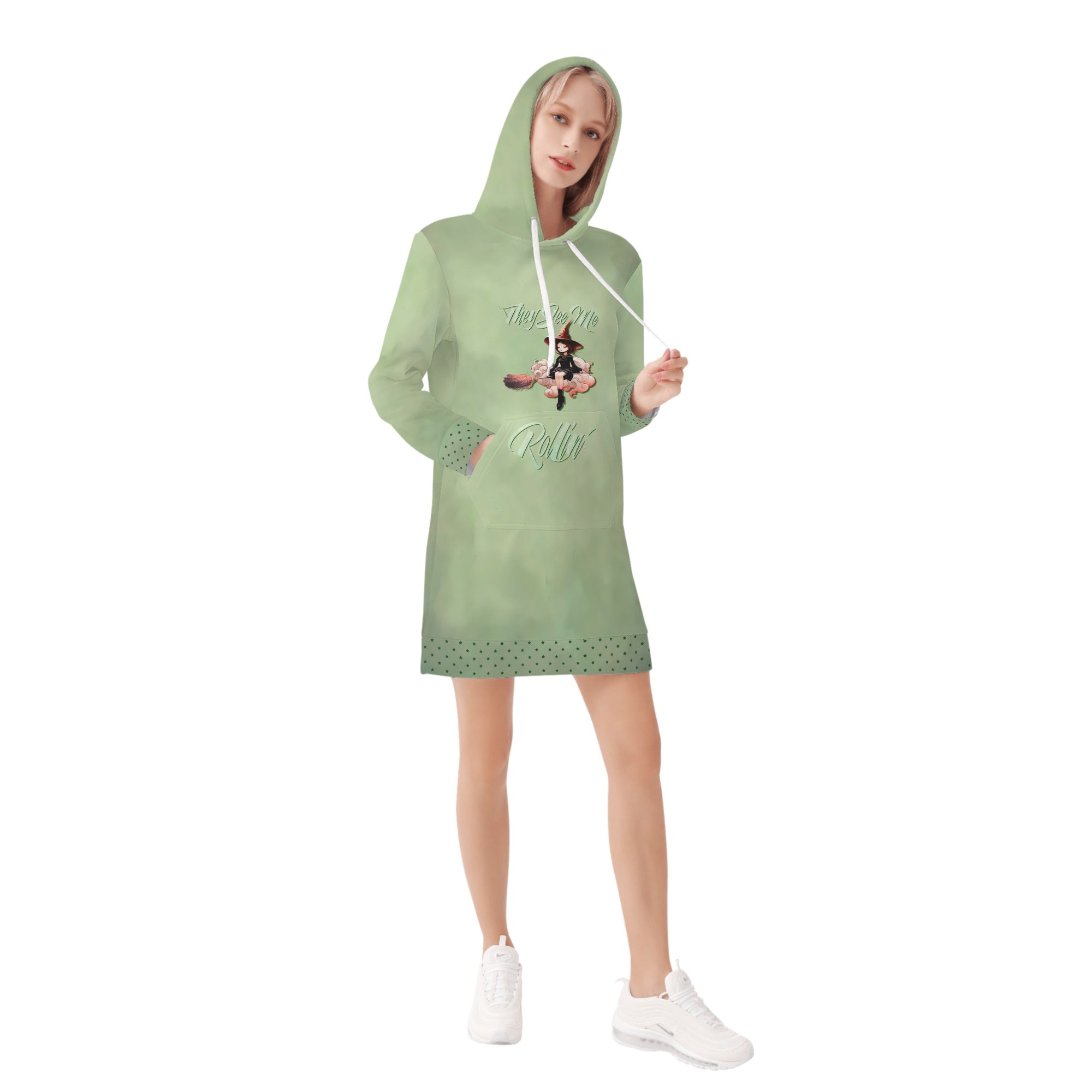 Vestido Hoodie -  They see me Rollin´