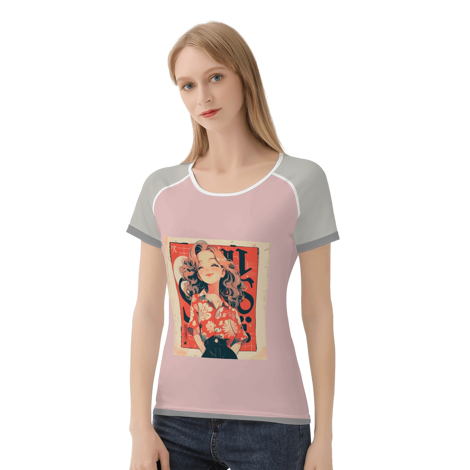 Camiseta estilo Magazine diseño retro Japonés