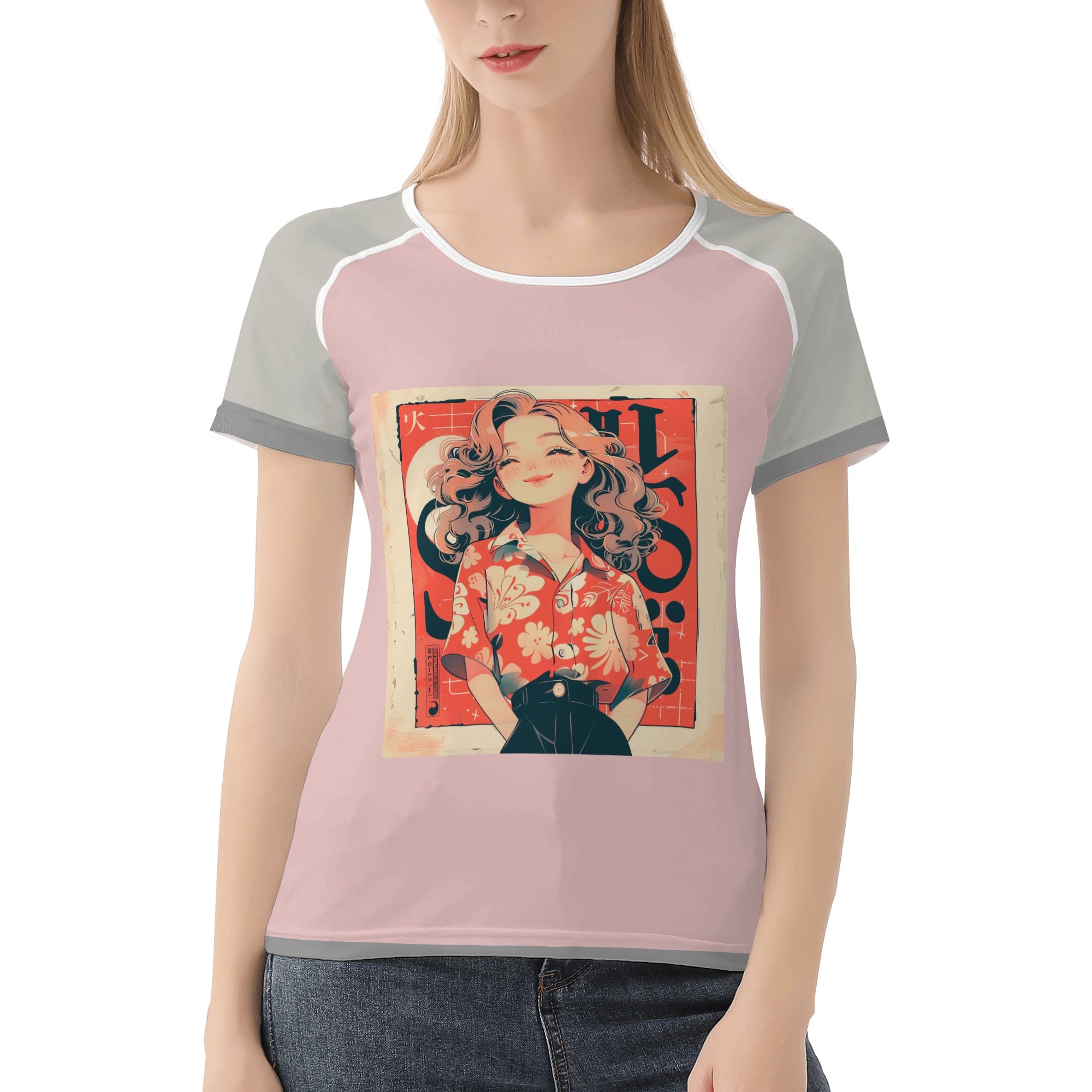 Camiseta estilo Magazine diseño retro Japonés
