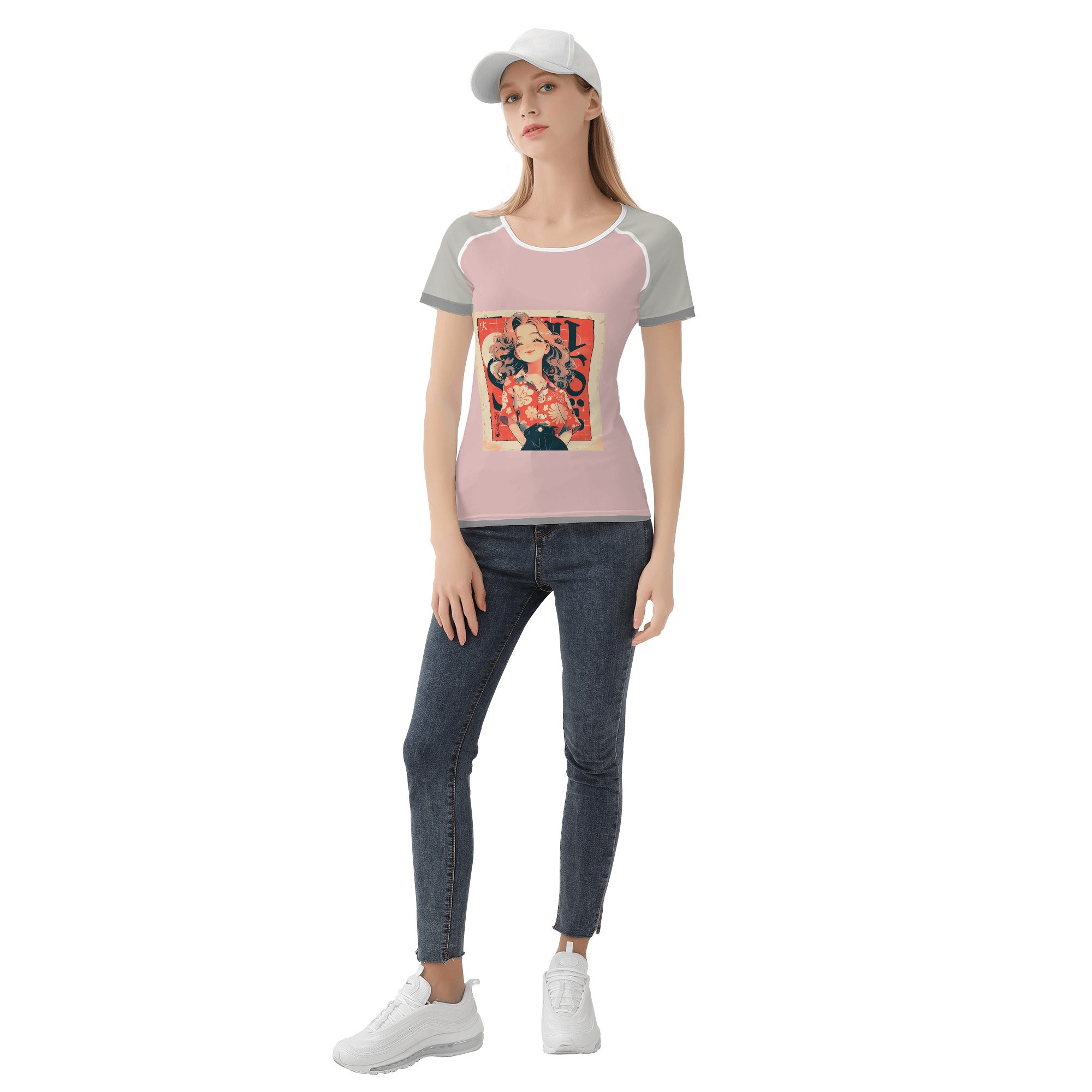 Camiseta estilo Magazine diseño retro Japonés
