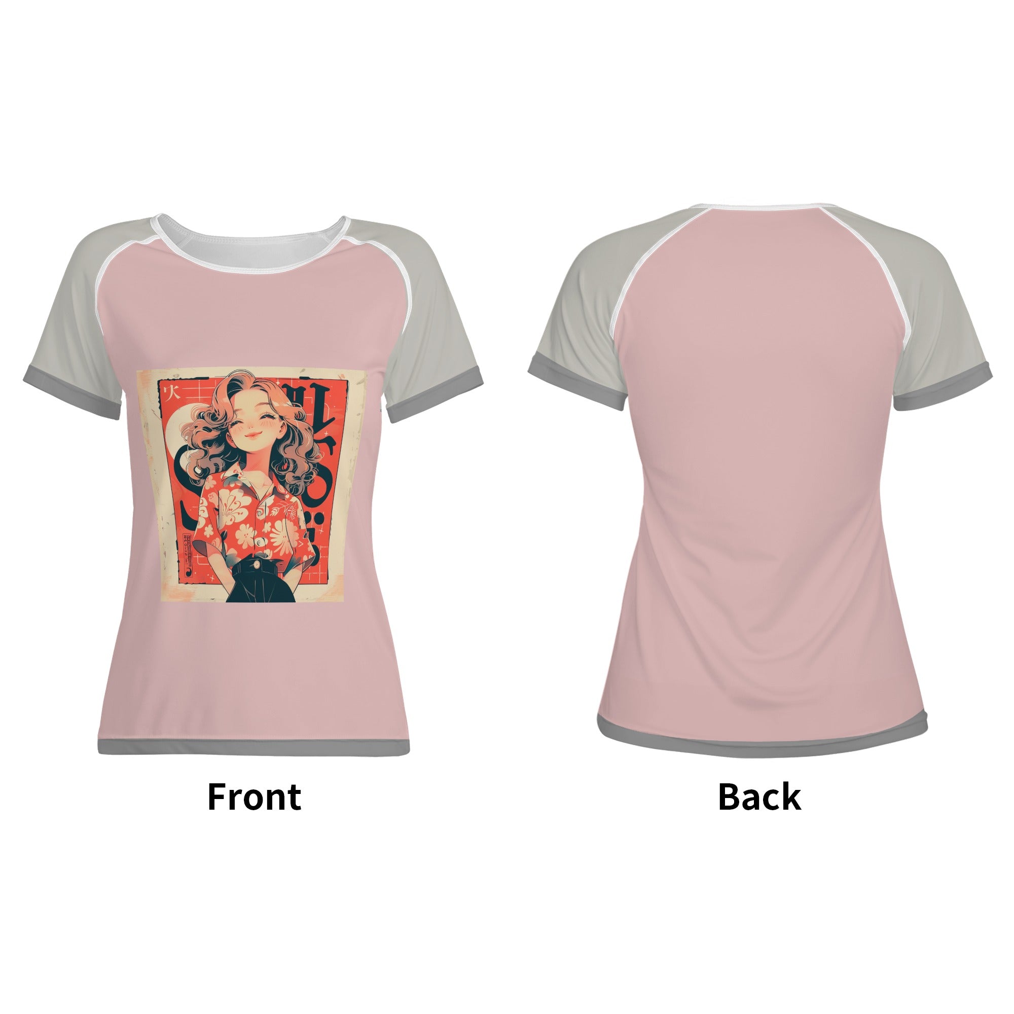 Camiseta estilo Magazine diseño retro Japonés