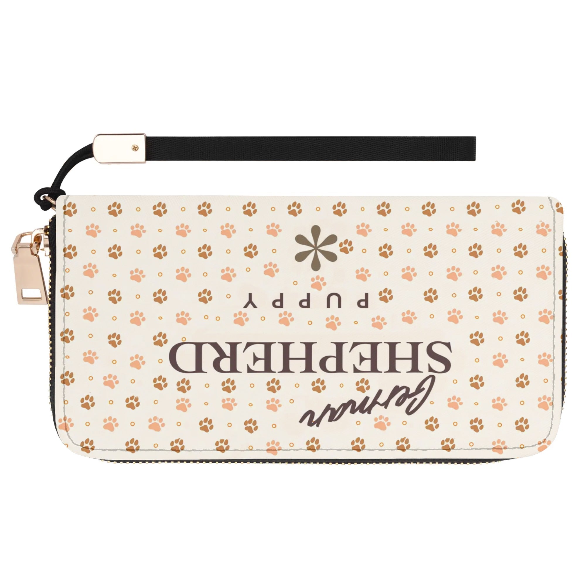Cartera cremallera hierro German Shepherd