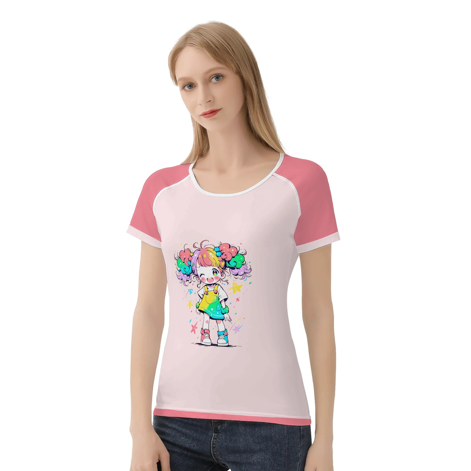Camiseta  diseño Niña  japones