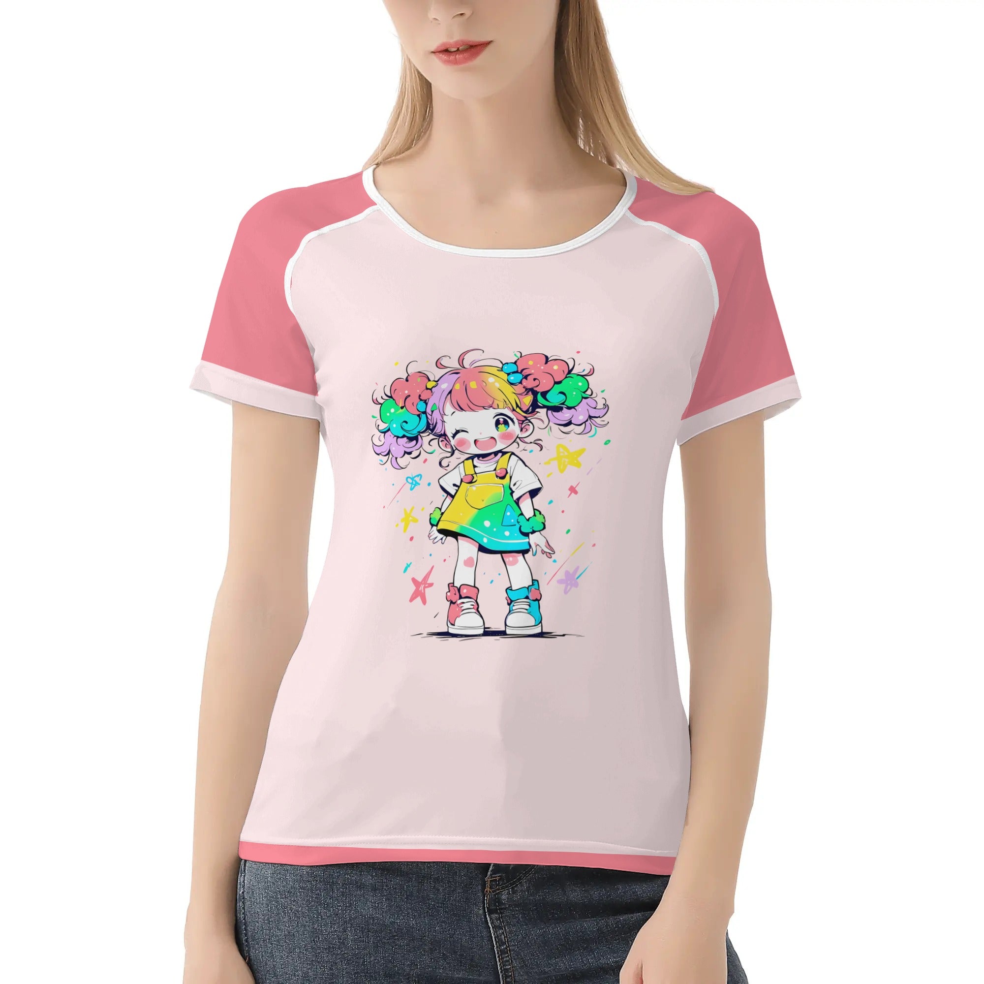Camiseta  diseño Niña  japones