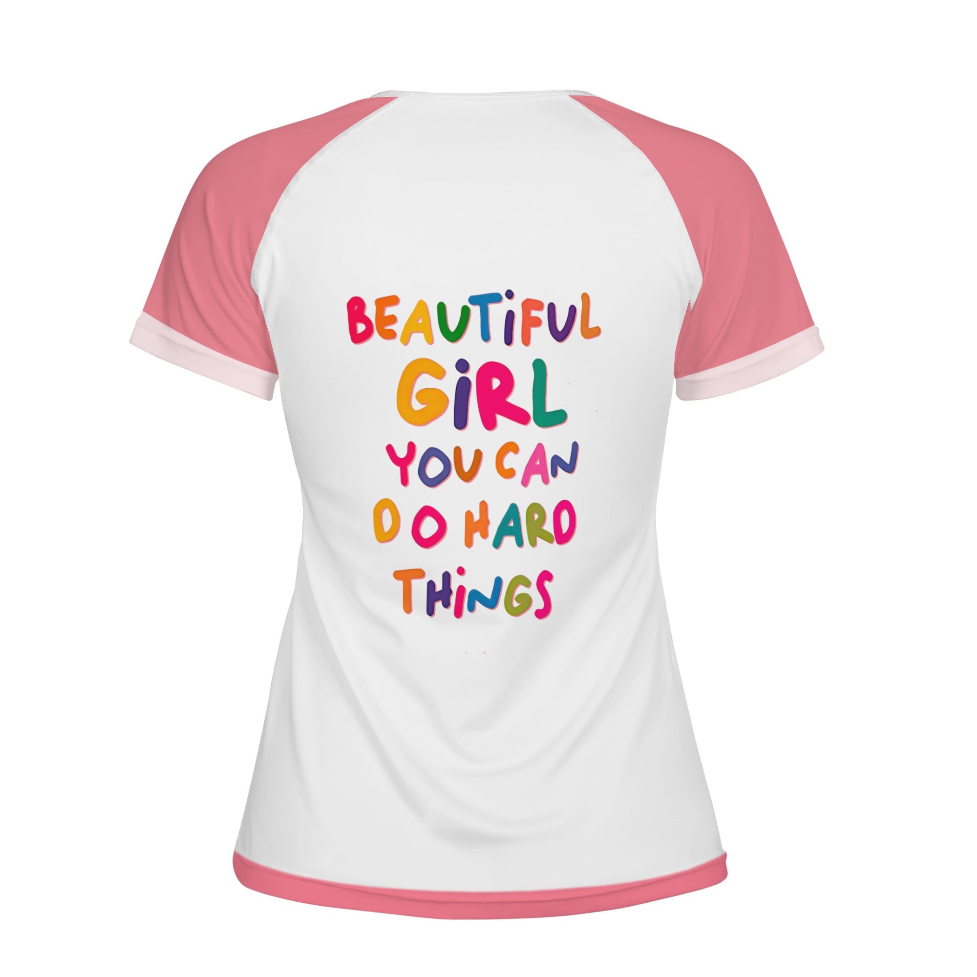 Camiseta mujer manga corta kawaii -- Niña Feliz