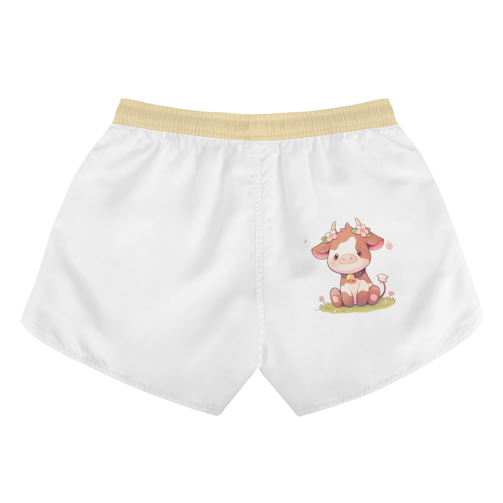 Shorts Mujer Playa Casual -- Vaquitas