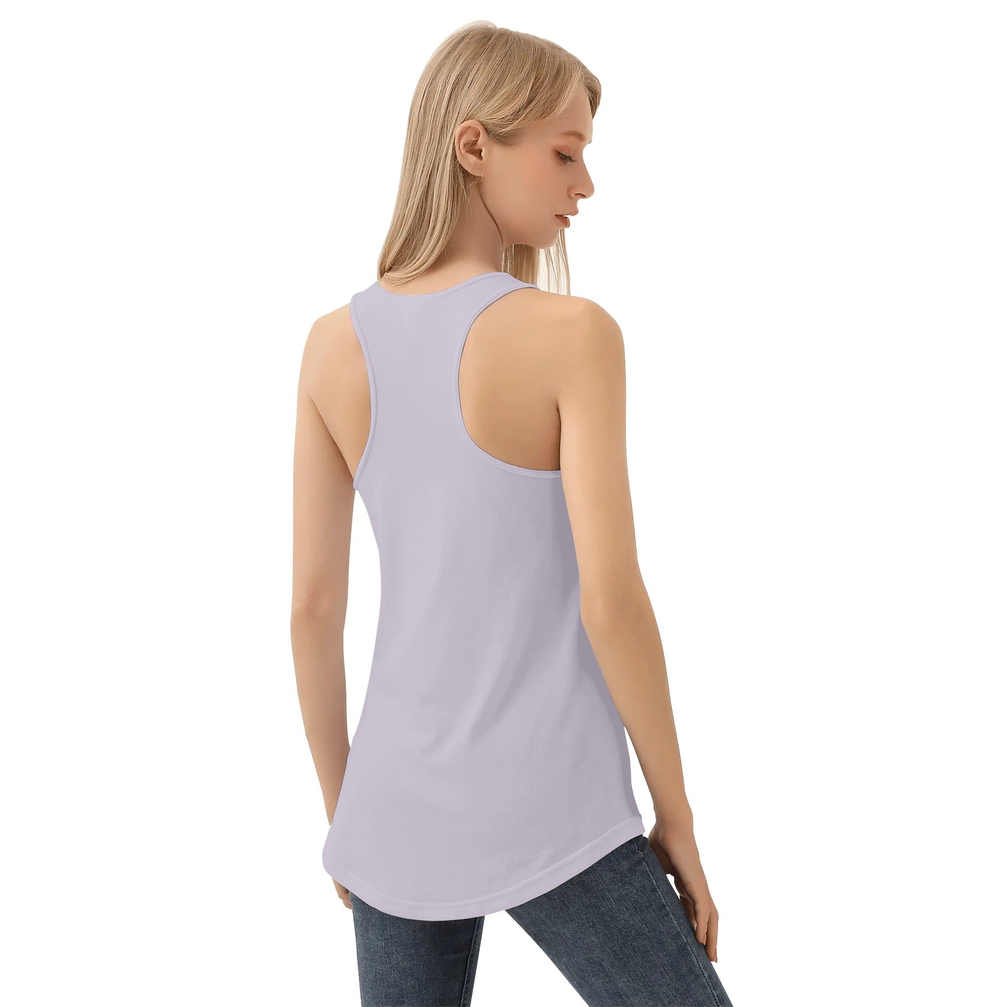 Womens All Over Print Loose Tank Tops