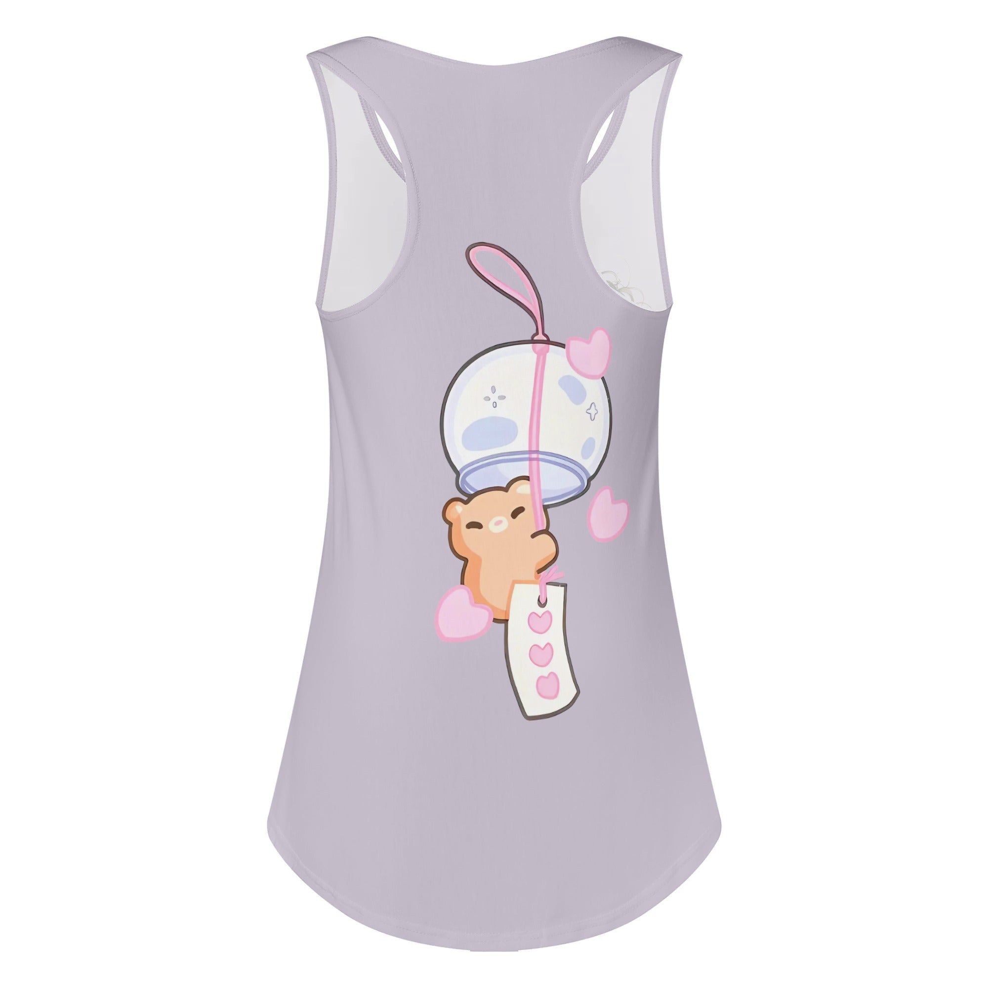 Hi! Camiseta Mujer sin mangas - Kawaii personaje y colores Cool
