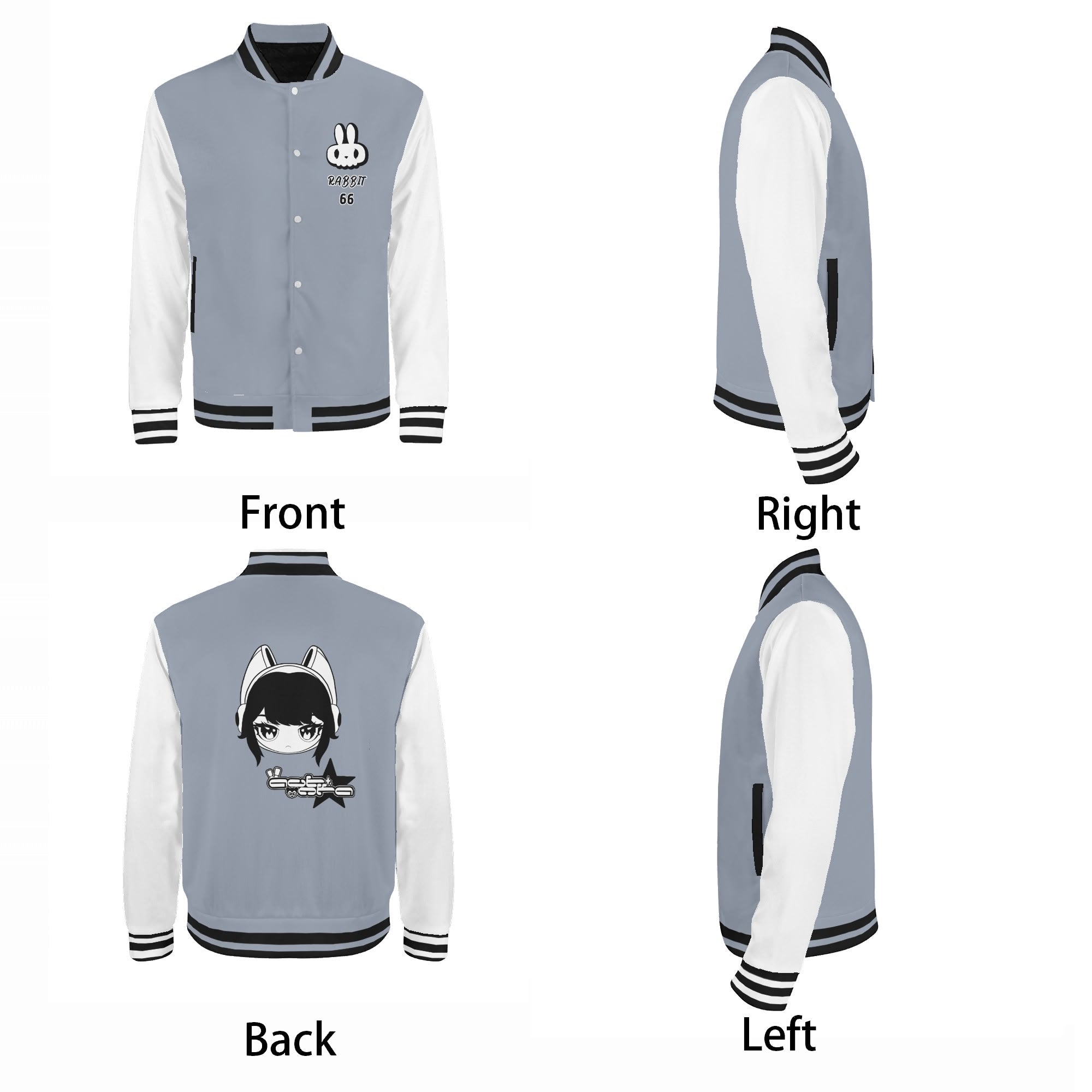 Chaqueta universitaria Bomber Béisbol Retro japones