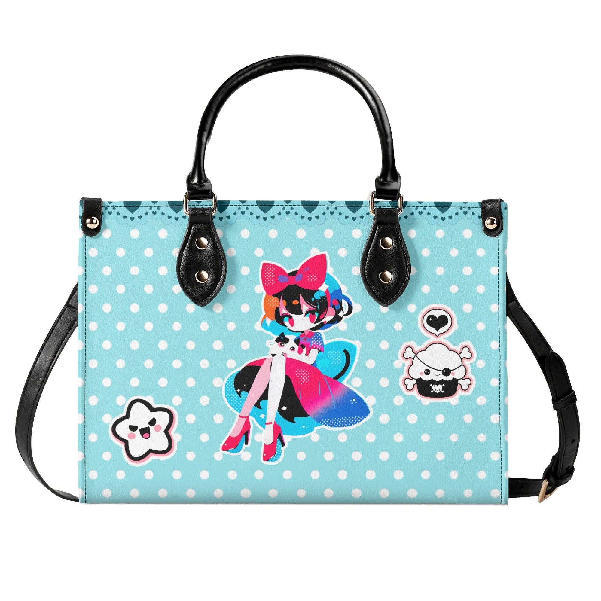 Bolso Rosa mujer corte clásico correa -- Pin Up