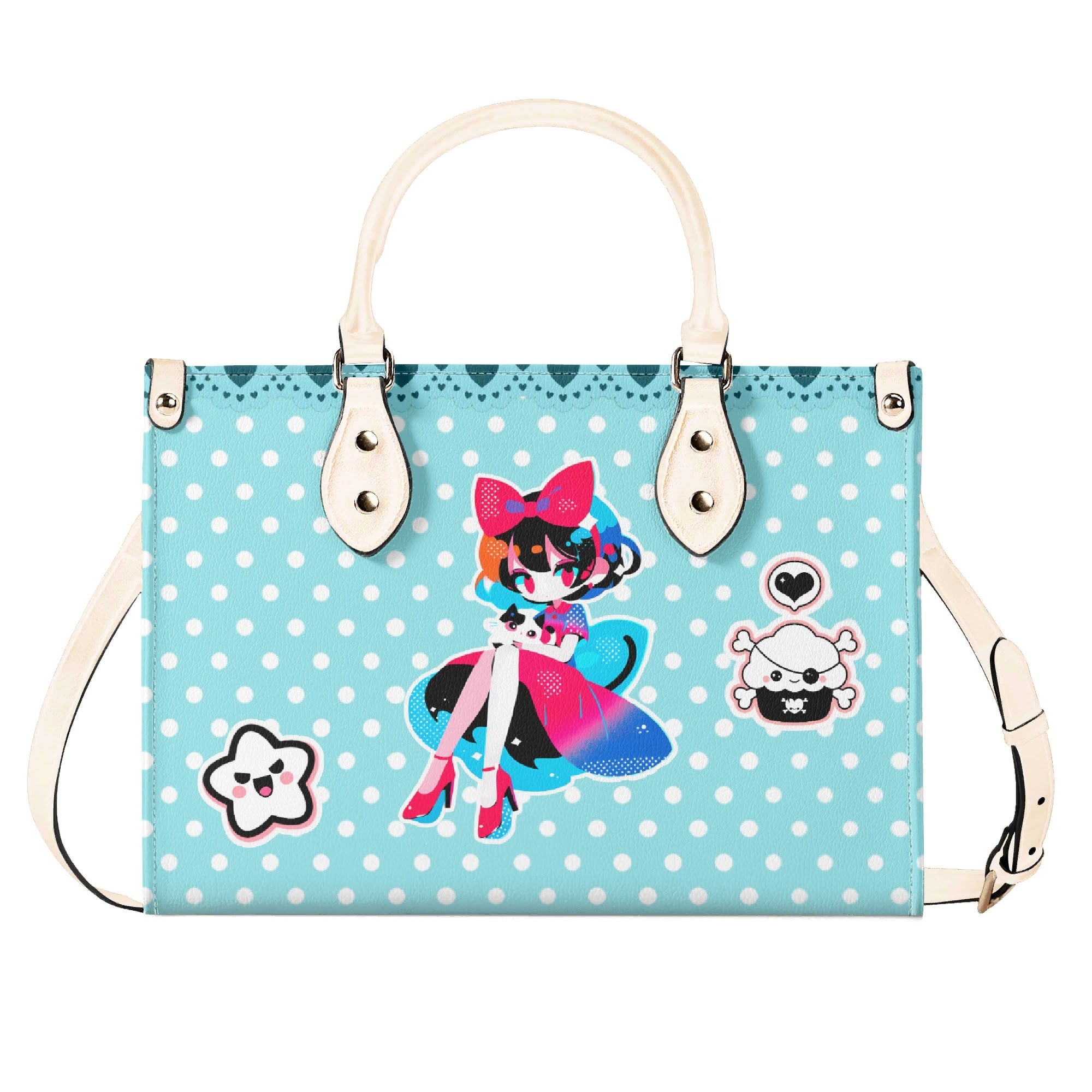 Bolso Rosa mujer corte clásico correa -- Pin Up