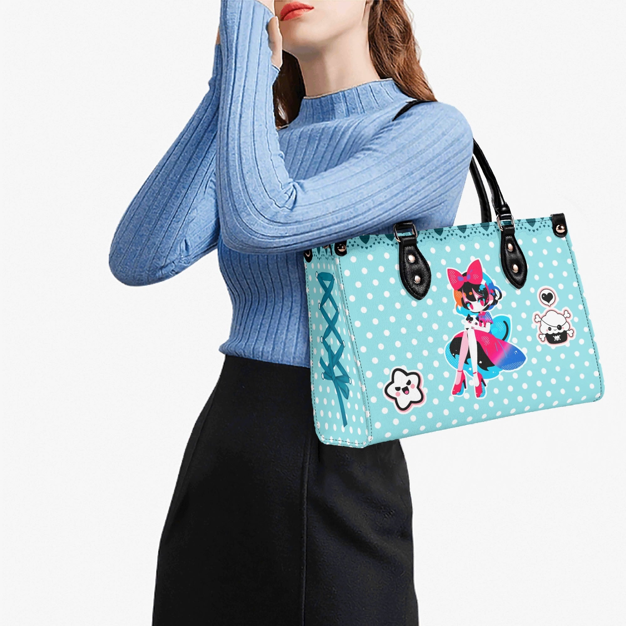 Bolso Rosa mujer corte clásico correa -- Pin Up