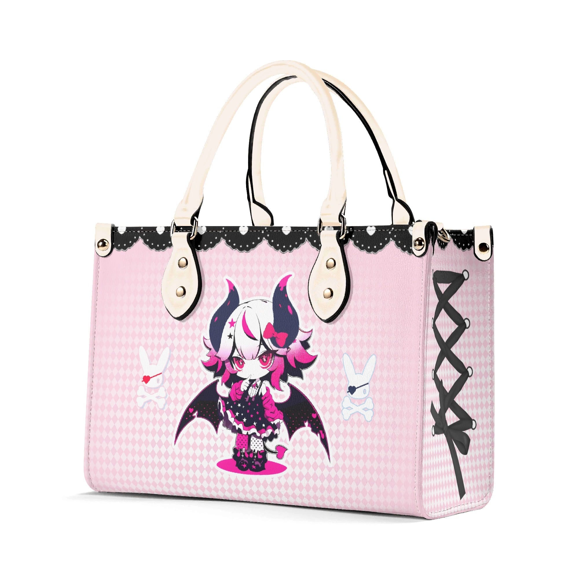 Bolso Rosa mujer corte clásico correa -- Spooky