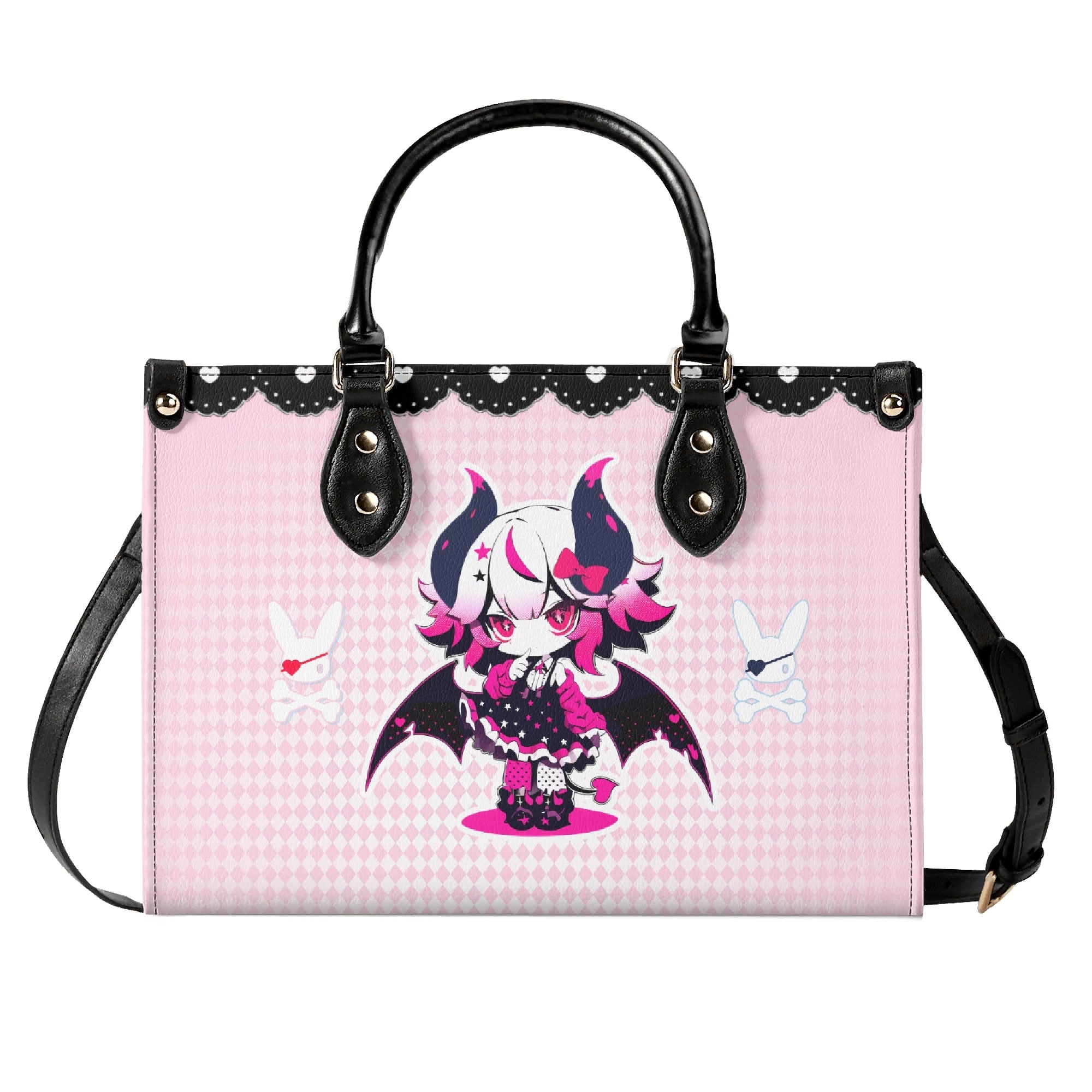 Bolso Rosa mujer corte clásico correa -- Spooky