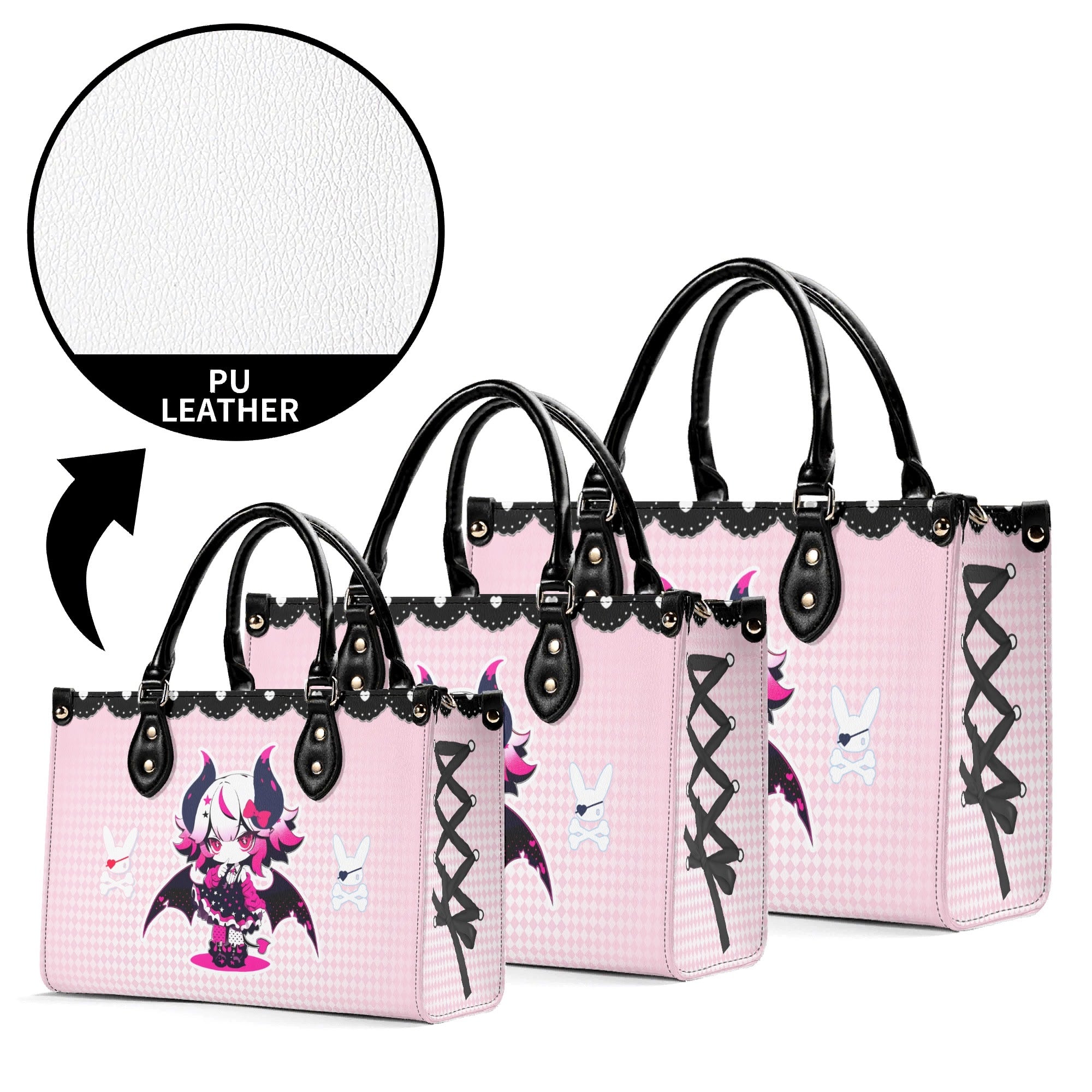 Bolso Rosa mujer corte clásico correa -- Spooky