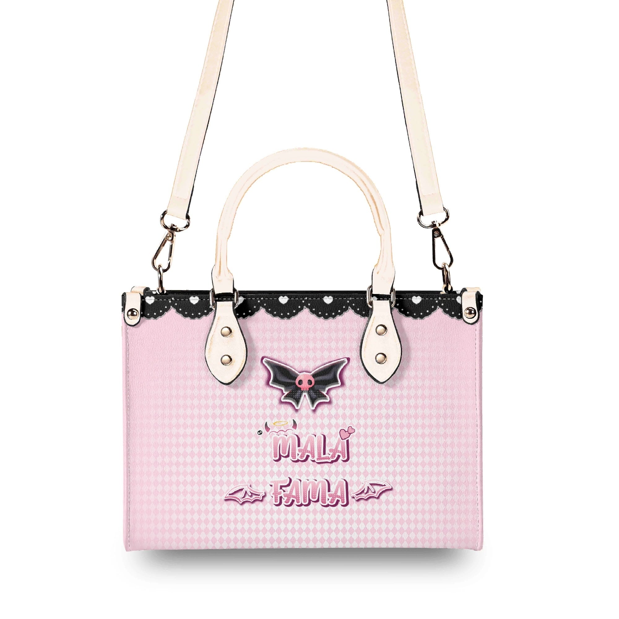 Bolso Rosa mujer corte clásico correa -- Spooky