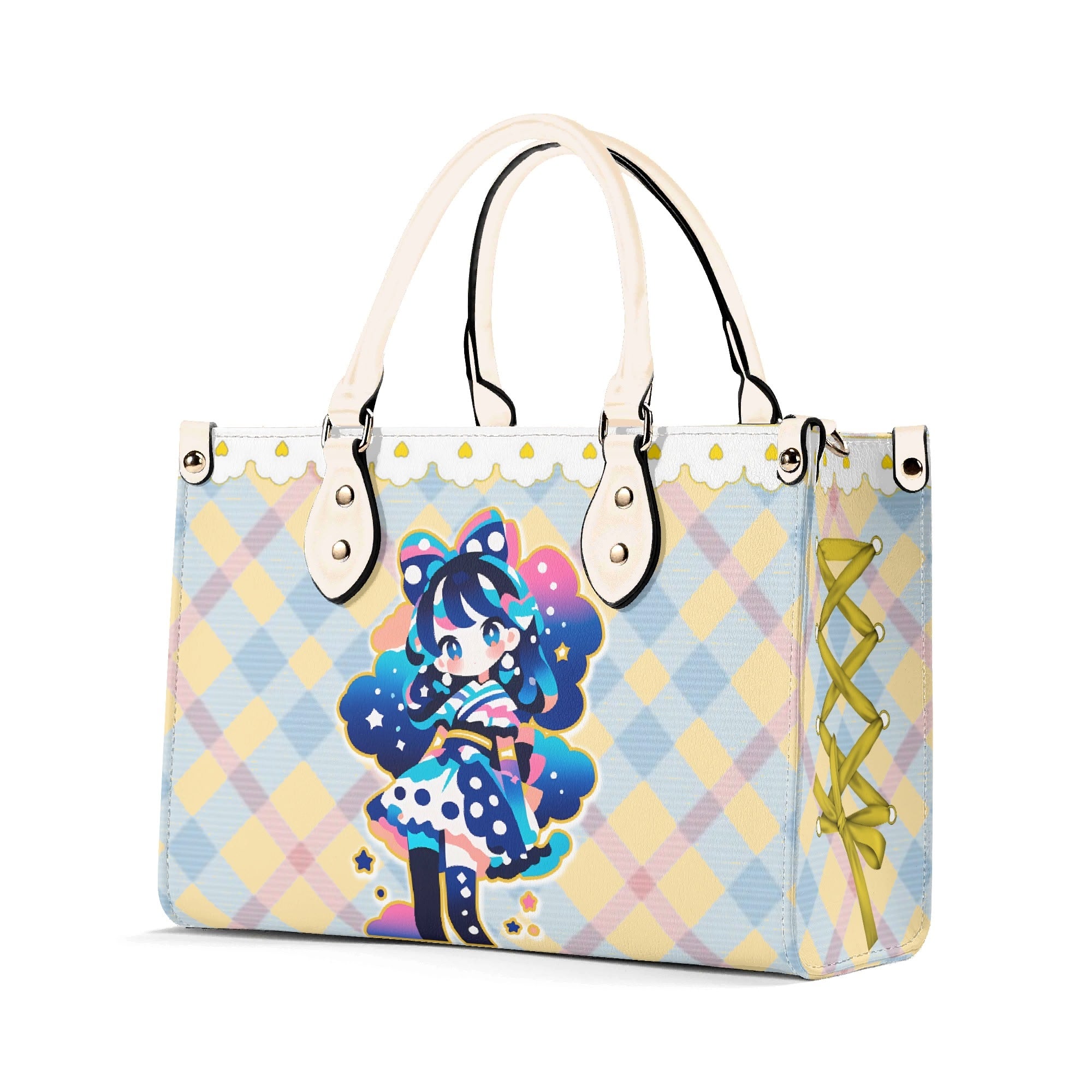 Bolso Rosa amarillo mujer corte clásico correa -- Maid