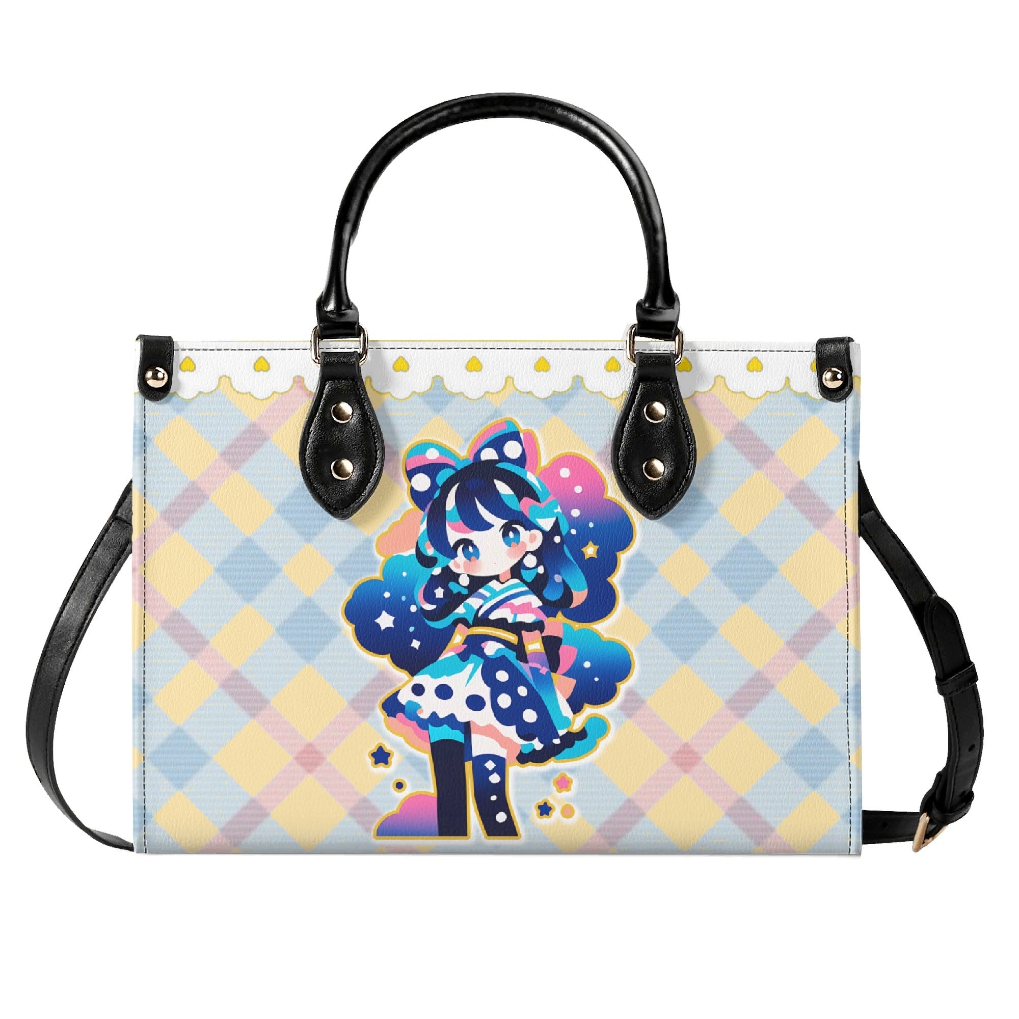 Bolso Rosa amarillo mujer corte clásico correa -- Maid