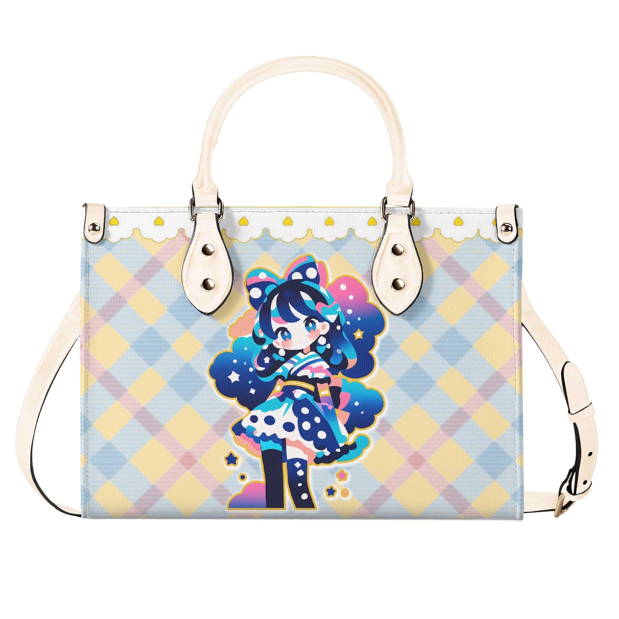 Bolso Rosa amarillo mujer corte clásico correa -- Maid