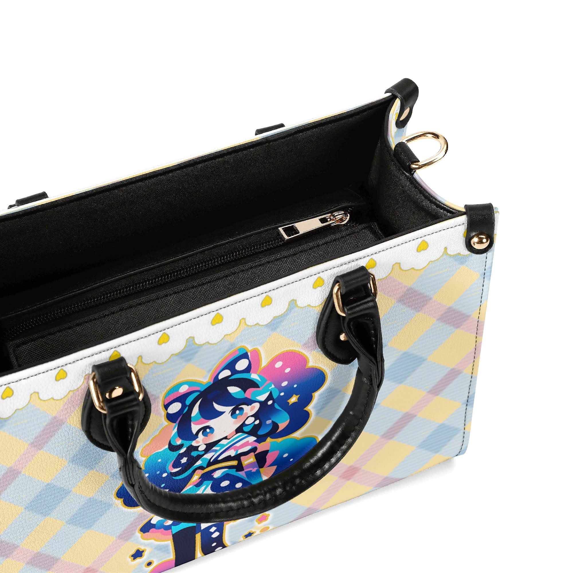 Bolso Rosa amarillo mujer corte clásico correa -- Maid