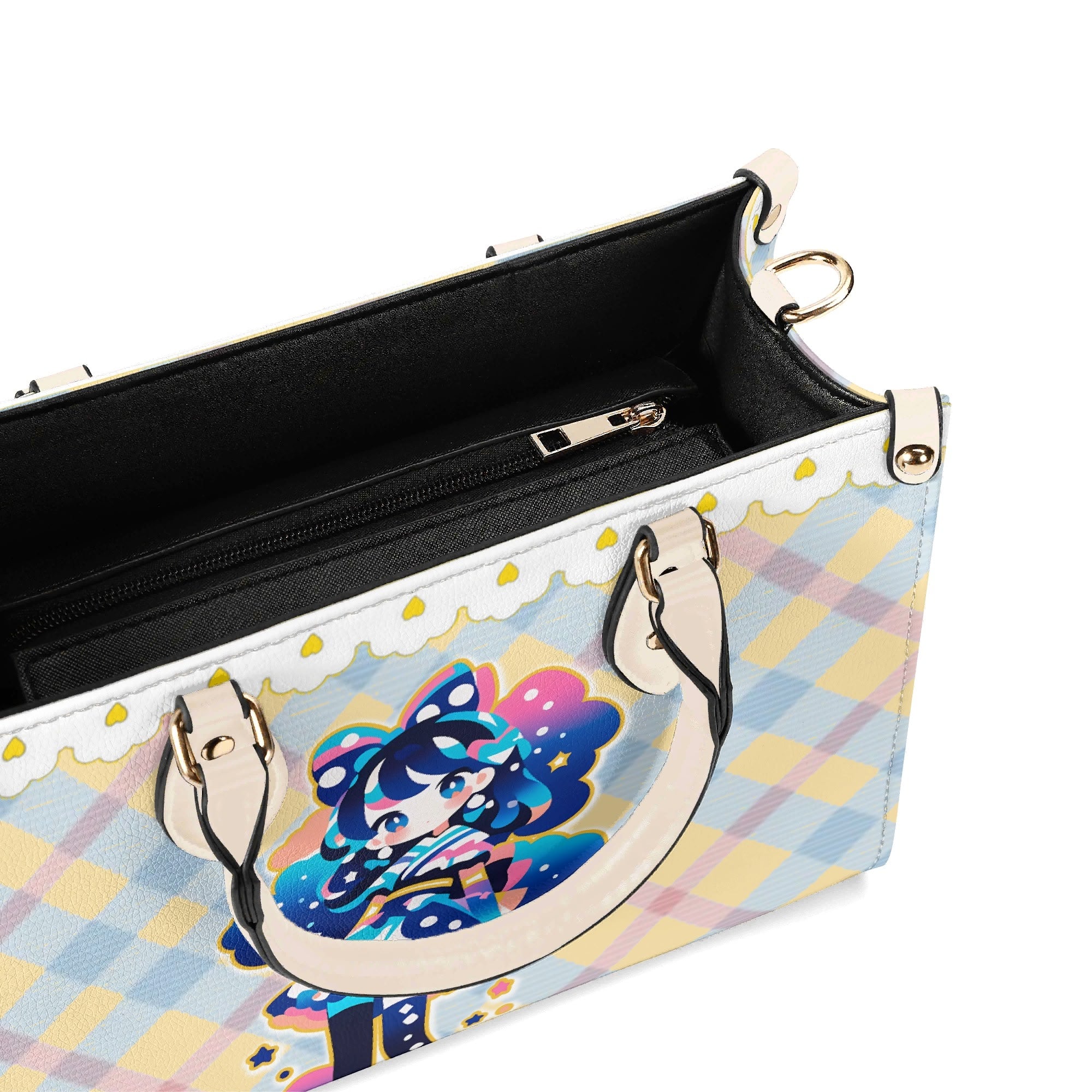 Bolso Rosa amarillo mujer corte clásico correa -- Maid