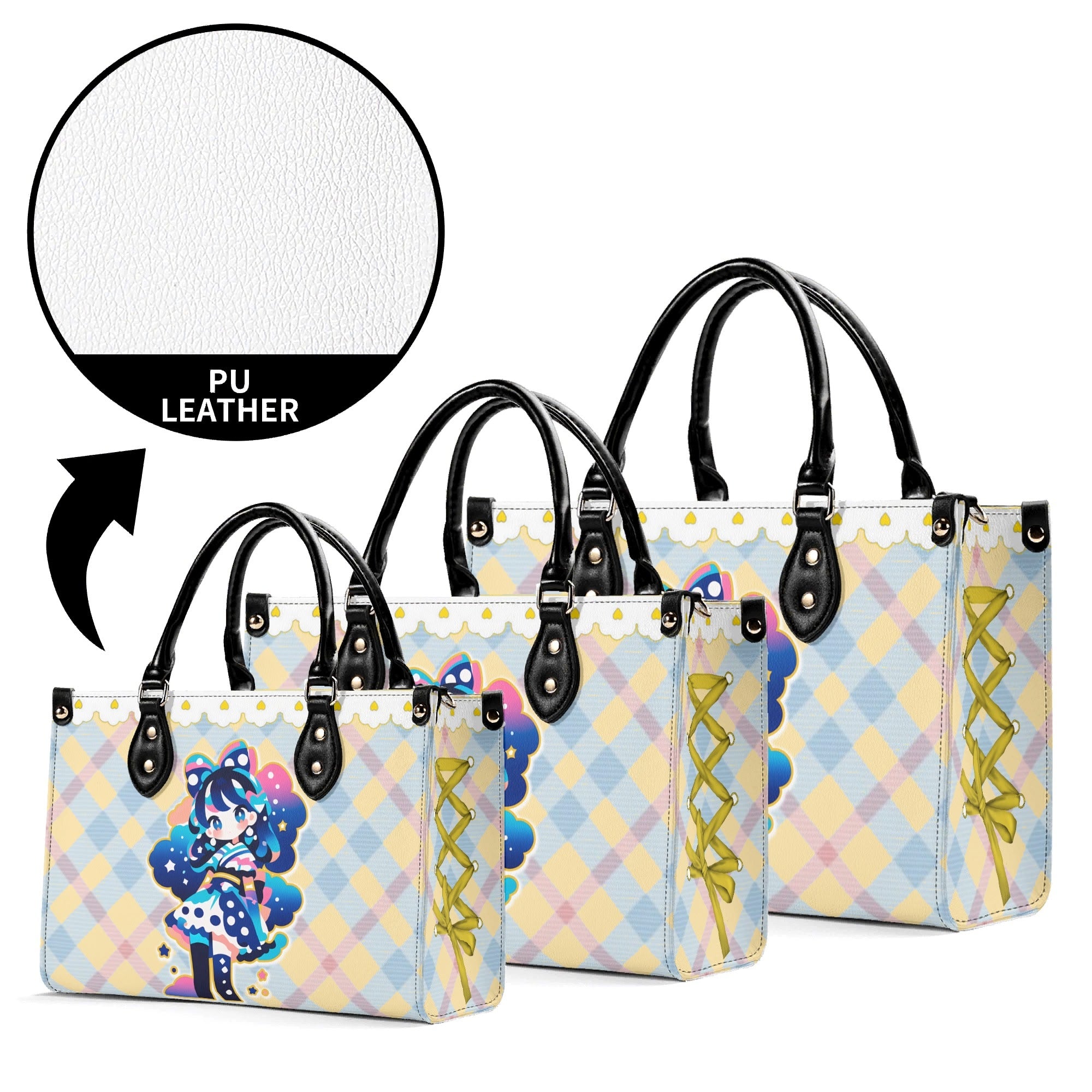 Bolso Rosa amarillo mujer corte clásico correa -- Maid