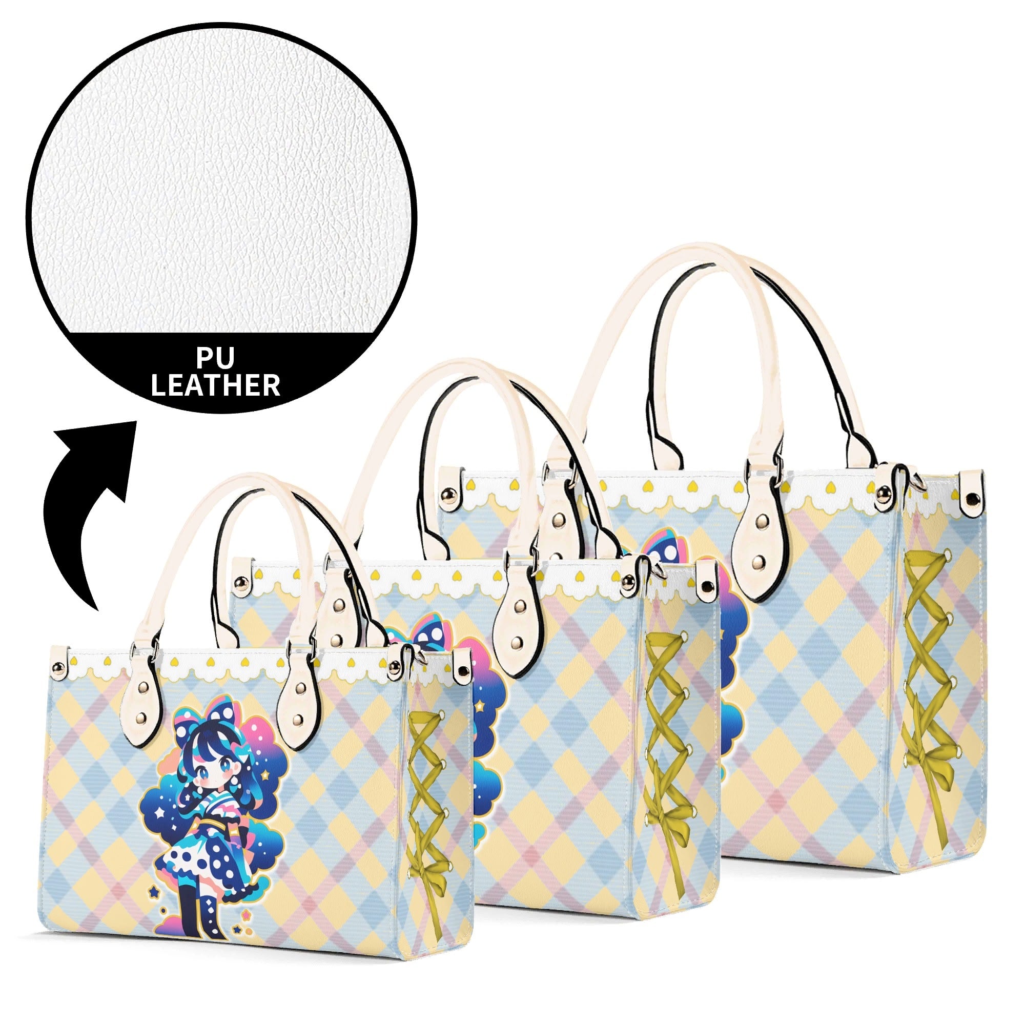 Bolso Rosa amarillo mujer corte clásico correa -- Maid