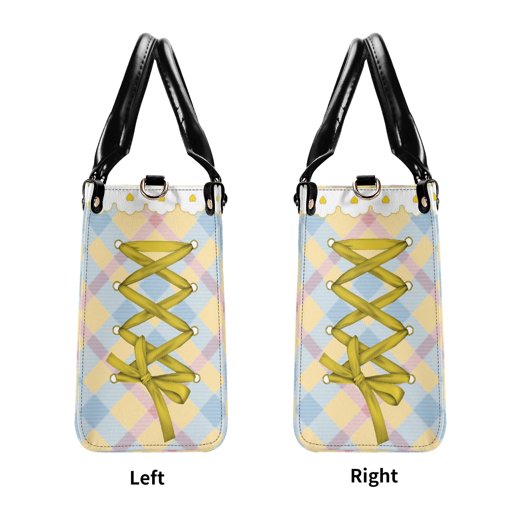 Bolso Rosa amarillo mujer corte clásico correa -- Maid