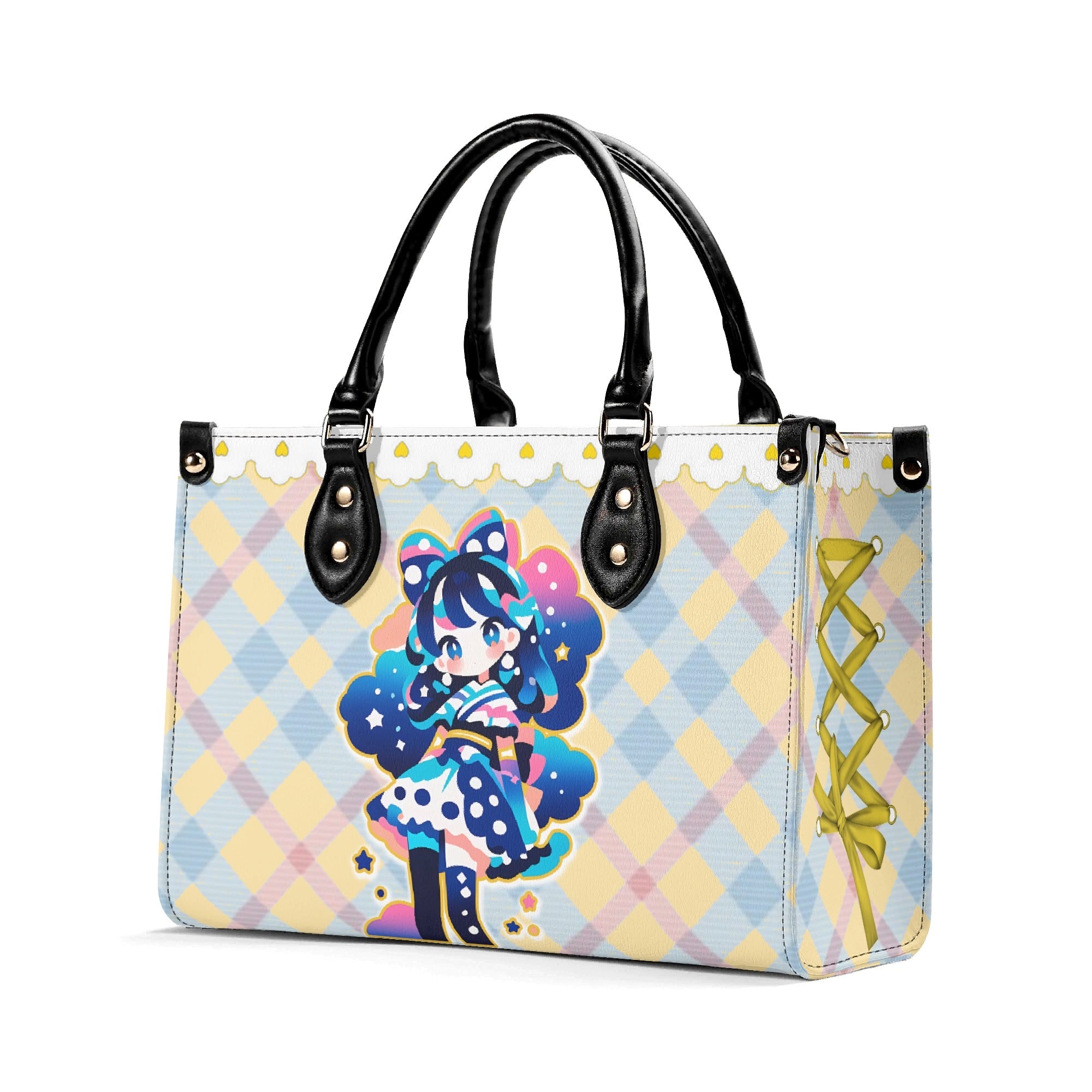 Bolso Rosa amarillo mujer corte clásico correa -- Maid