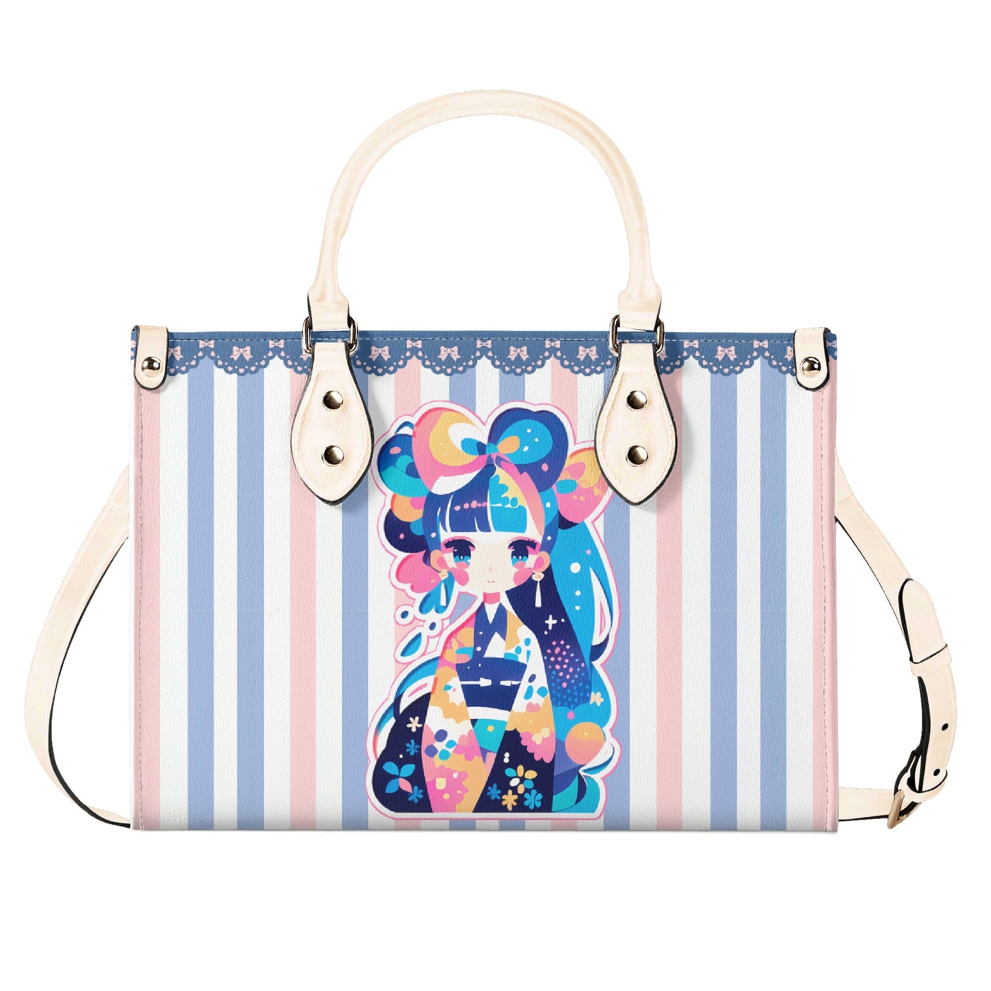 Bolso Rosa mujer corte clásico correa -- Geisha