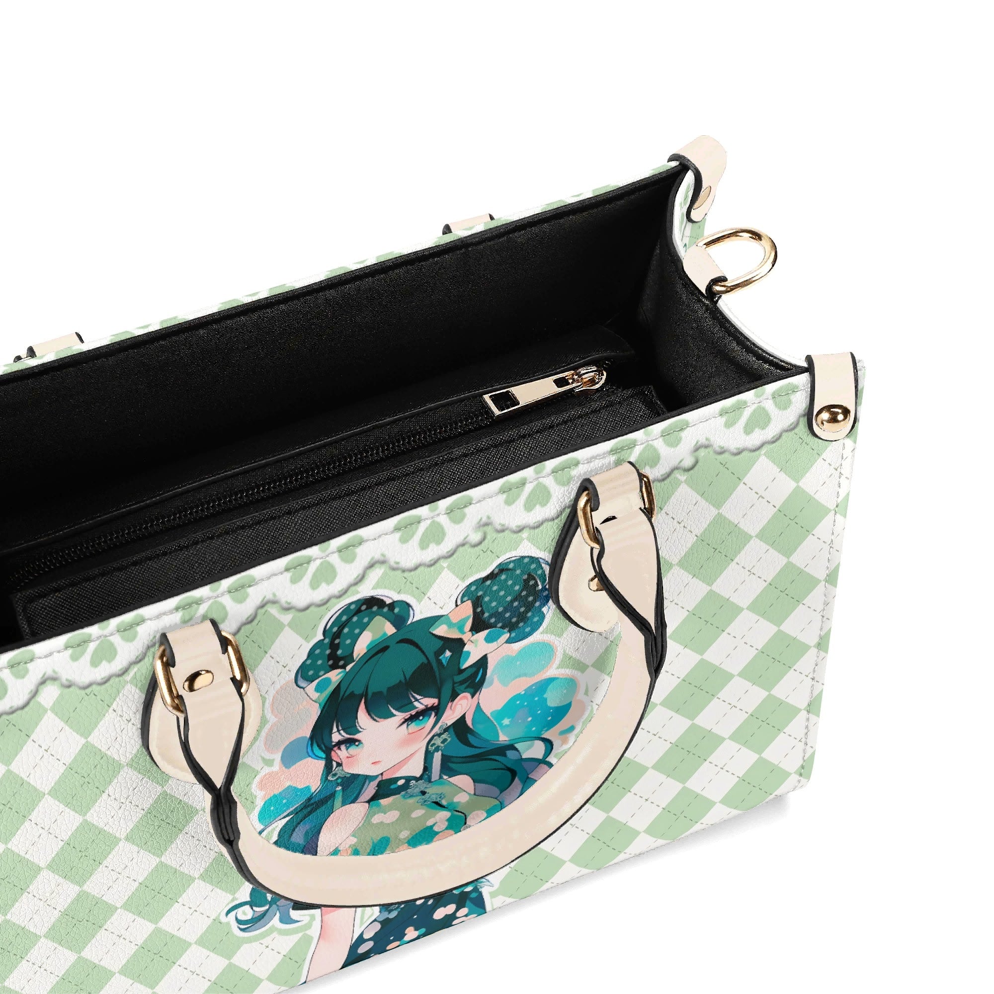 Bolso verde mujer corte clásico correa -- Japan Juvenile