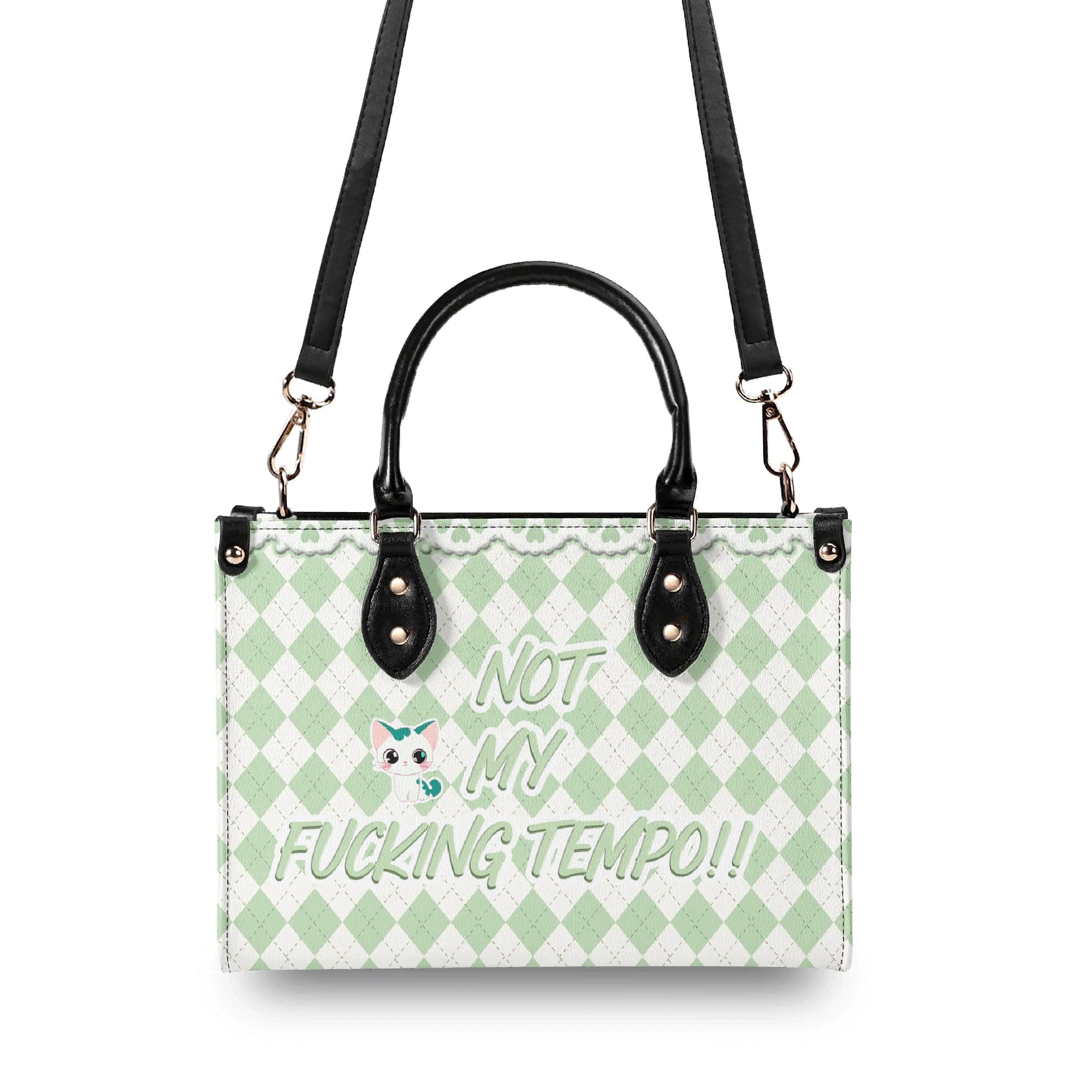 Bolso verde mujer corte clásico correa -- Japan Juvenile