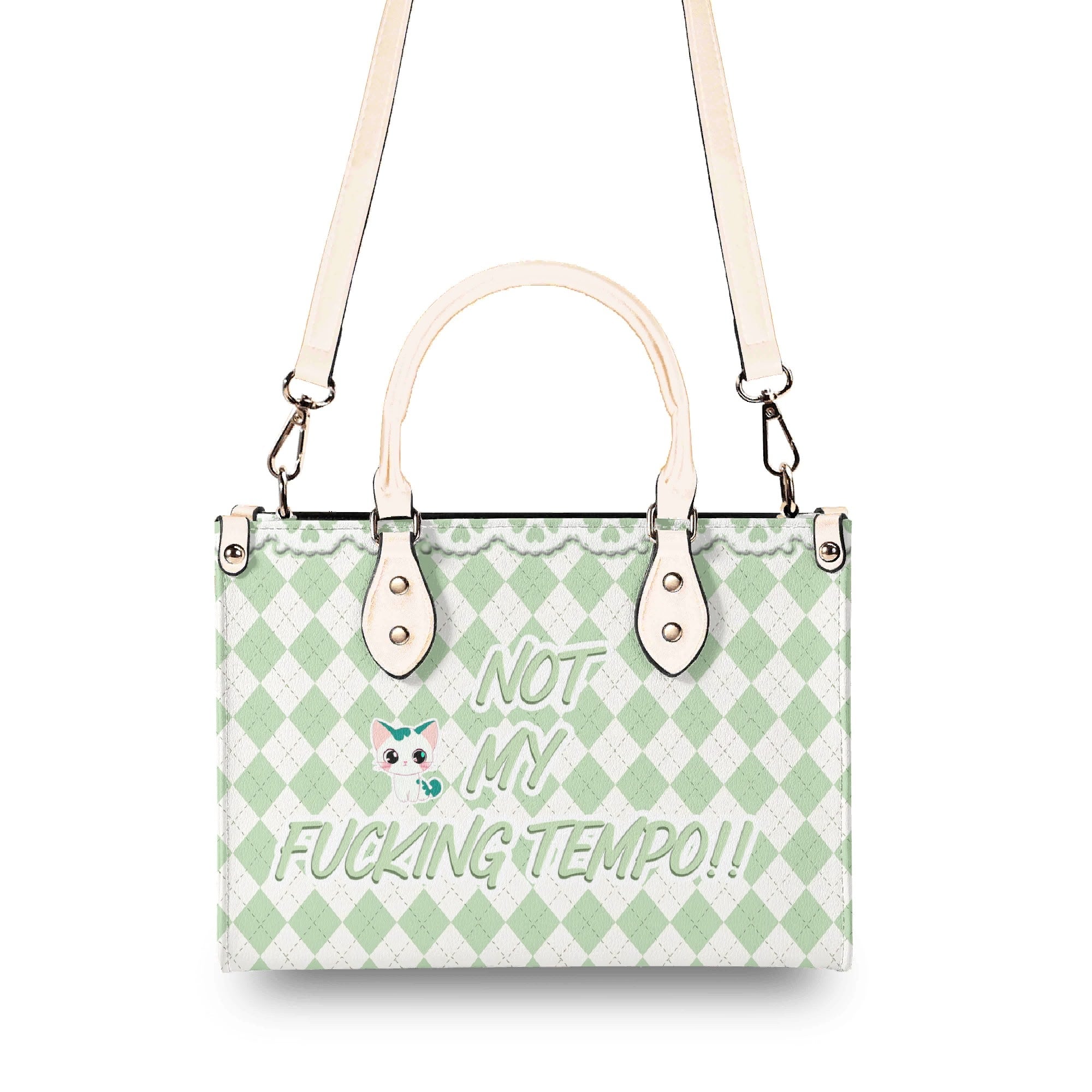 Bolso verde mujer corte clásico correa -- Japan Juvenile