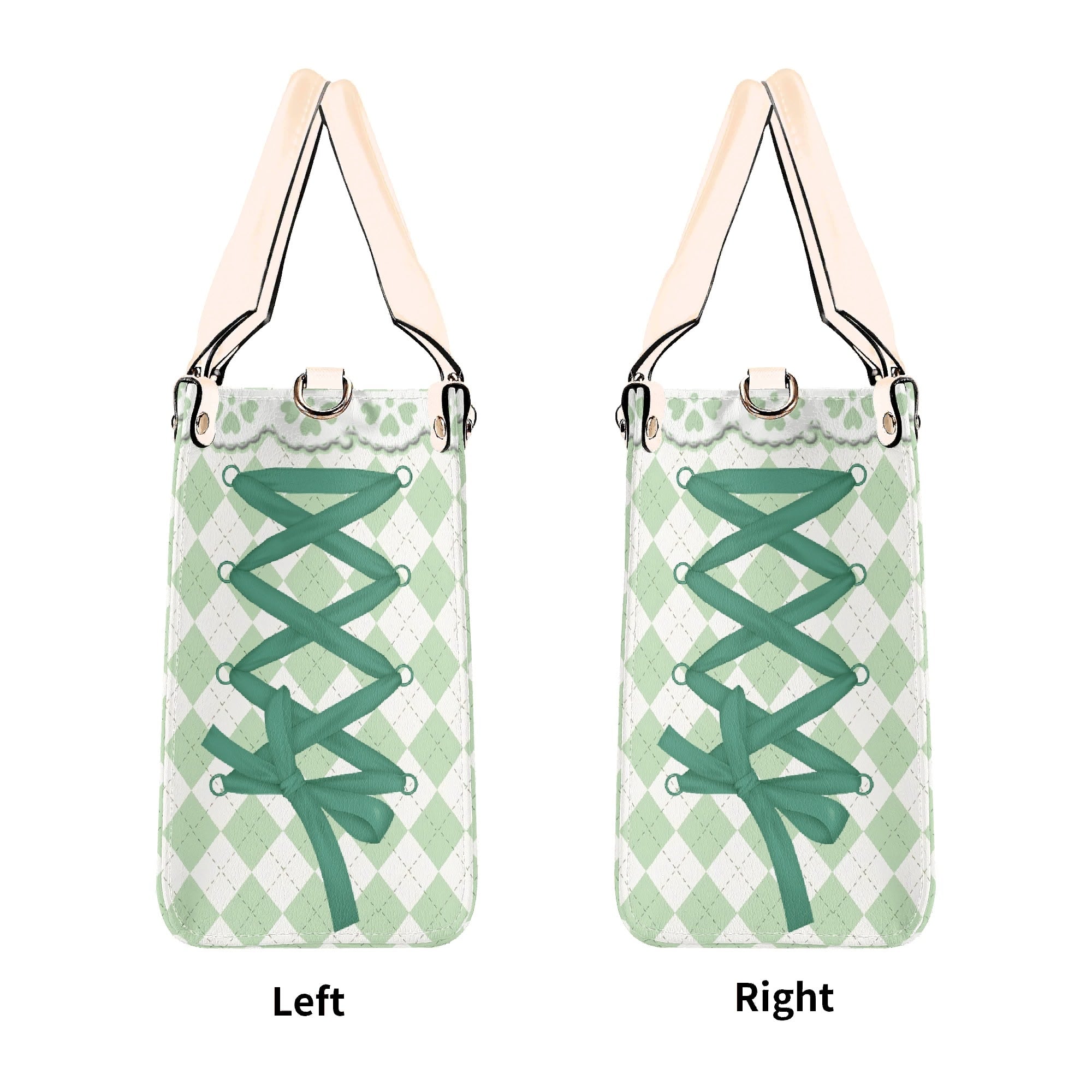 Bolso verde mujer corte clásico correa -- Japan Juvenile