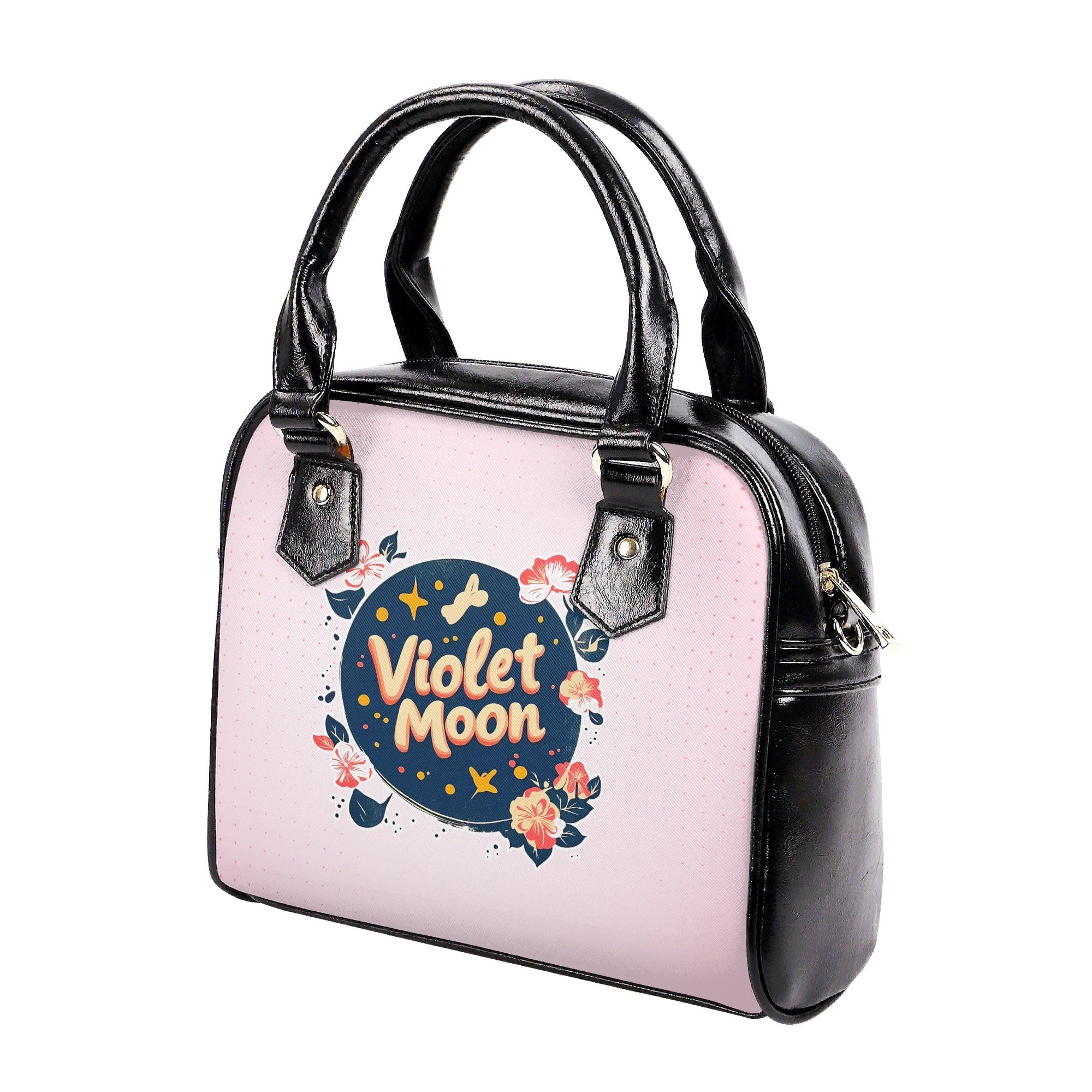 Bolso mediano Estilo vintage años 50´s Rosa Pin Up