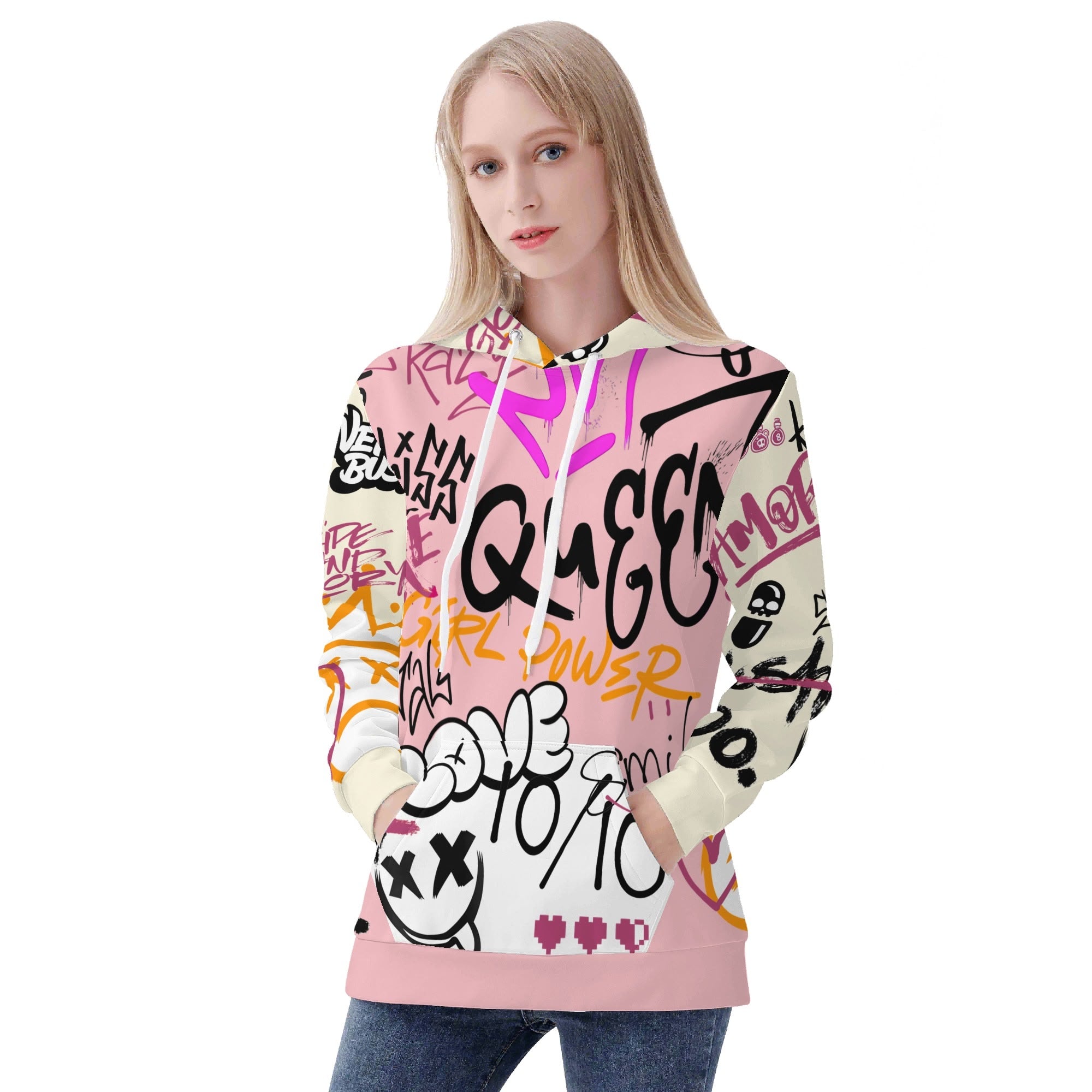 Hoodie - con Grafitis – Streetwear con Actitud Propia