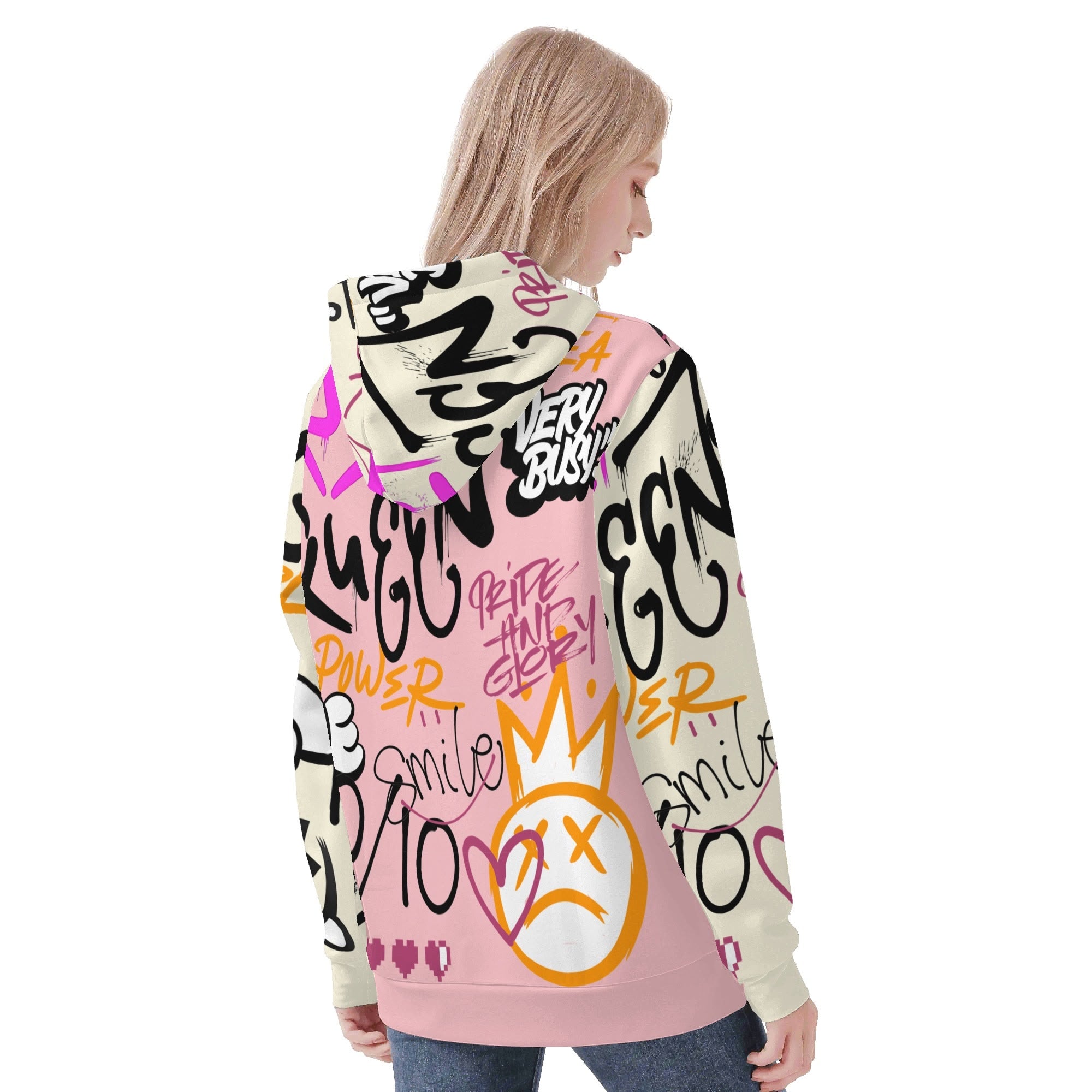 Hoodie - con Grafitis – Streetwear con Actitud Propia