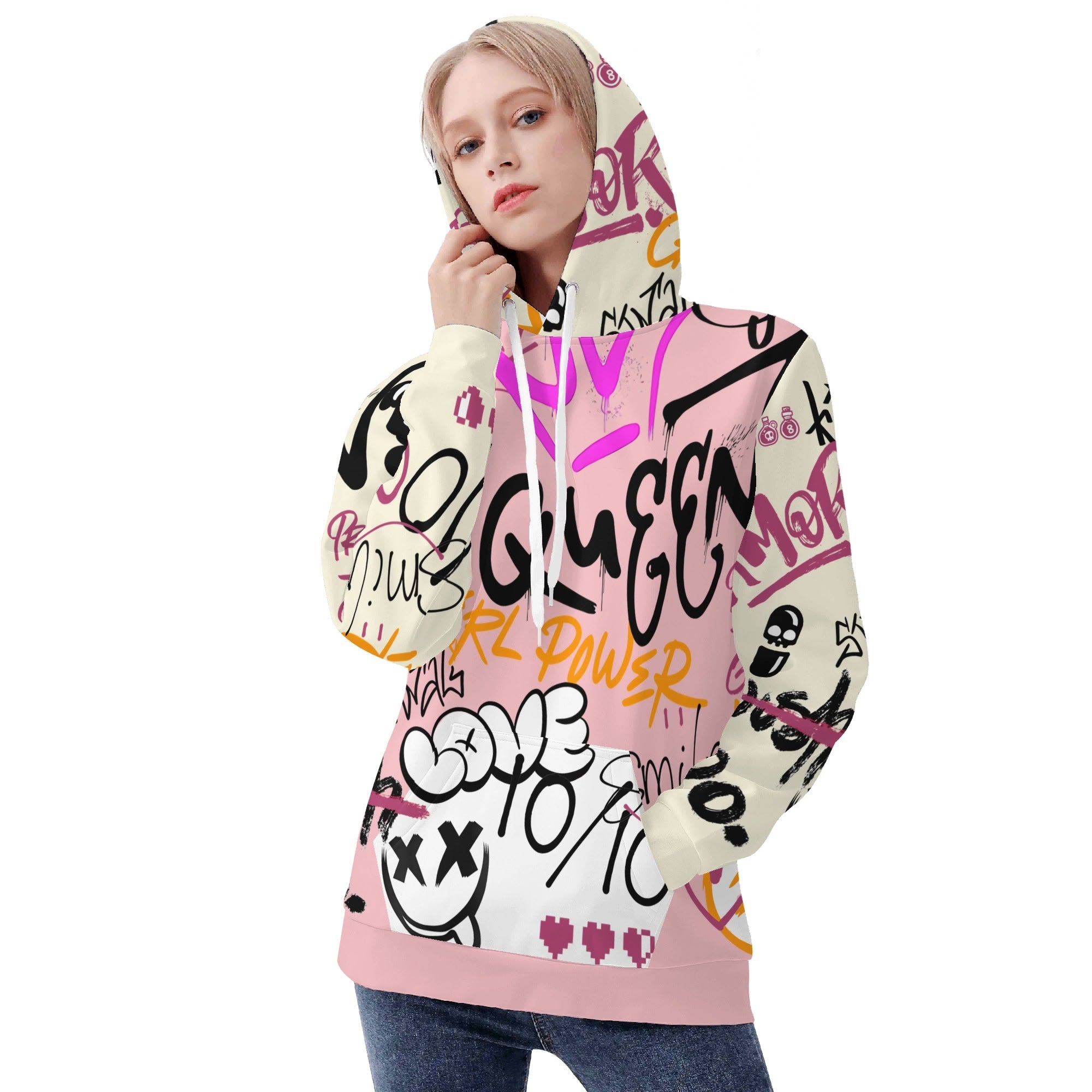 Hoodie - con Grafitis – Streetwear con Actitud Propia