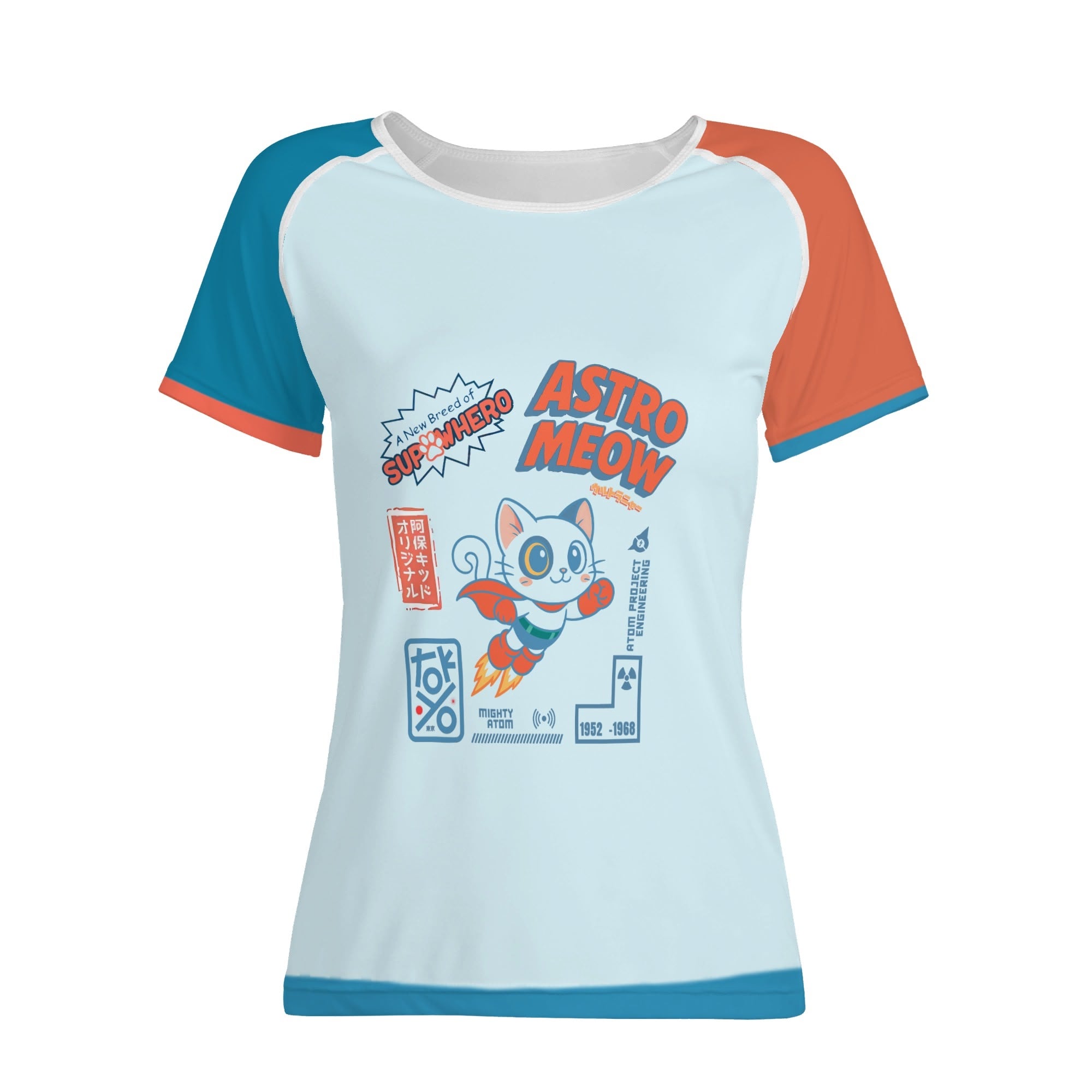 ULTRA MEOW – Camiseta Kawaii de Gato Superhéroe 🐱⚡