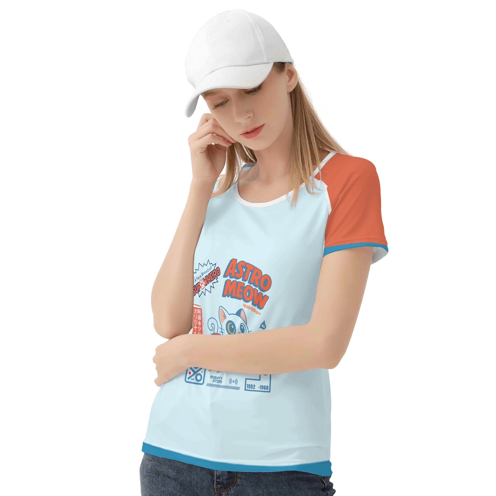 ULTRA MEOW – Camiseta Kawaii de Gato Superhéroe 🐱⚡