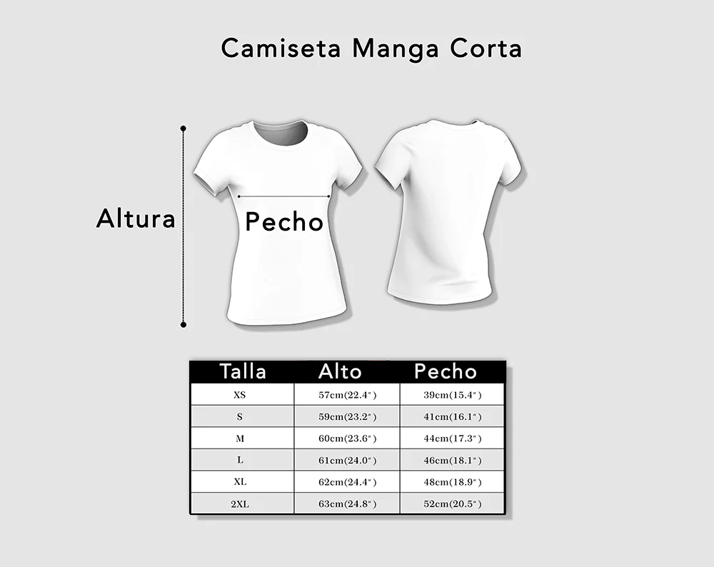 Camiseta mujer manga corta kawaii -- Niña Feliz