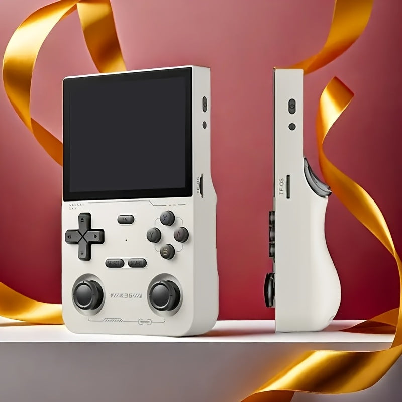 Consola de Juegos Porttil Retro K36  Larga Duracin de Batera Sistema Operativo ArkOS con Carga USB Compatible con Mltiples Formatos Pantalla de 889 cm Gran Capacidad de Almacenamiento  Ideal para Regalos de Navidad Accin de Gracias y Viernes